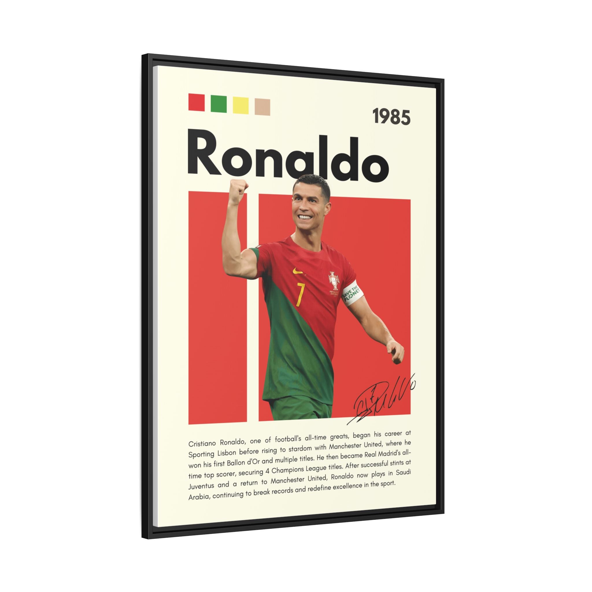 Ronaldo: King of Football - Canvas Wall Art