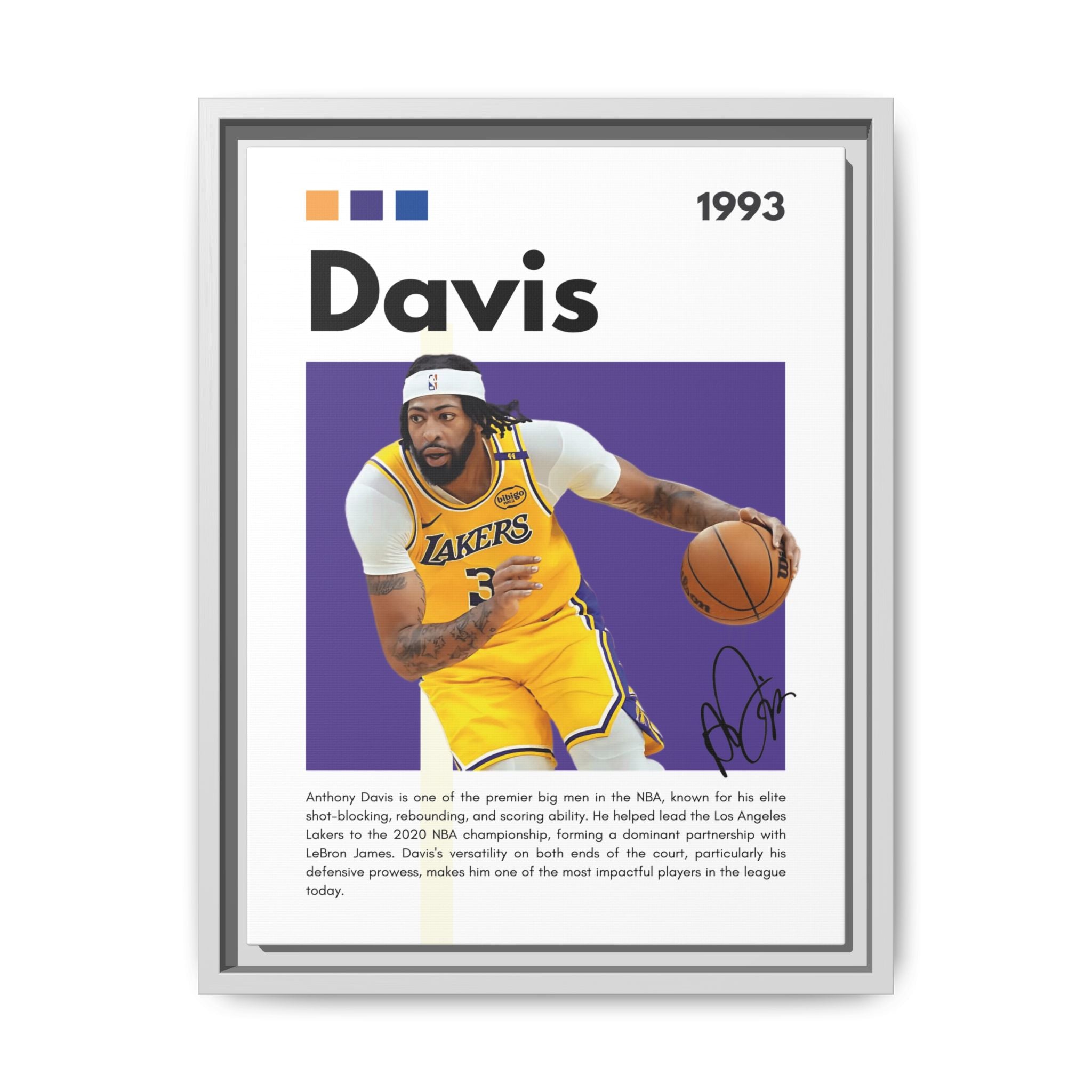 Davis Domination - Canvas Wall Art