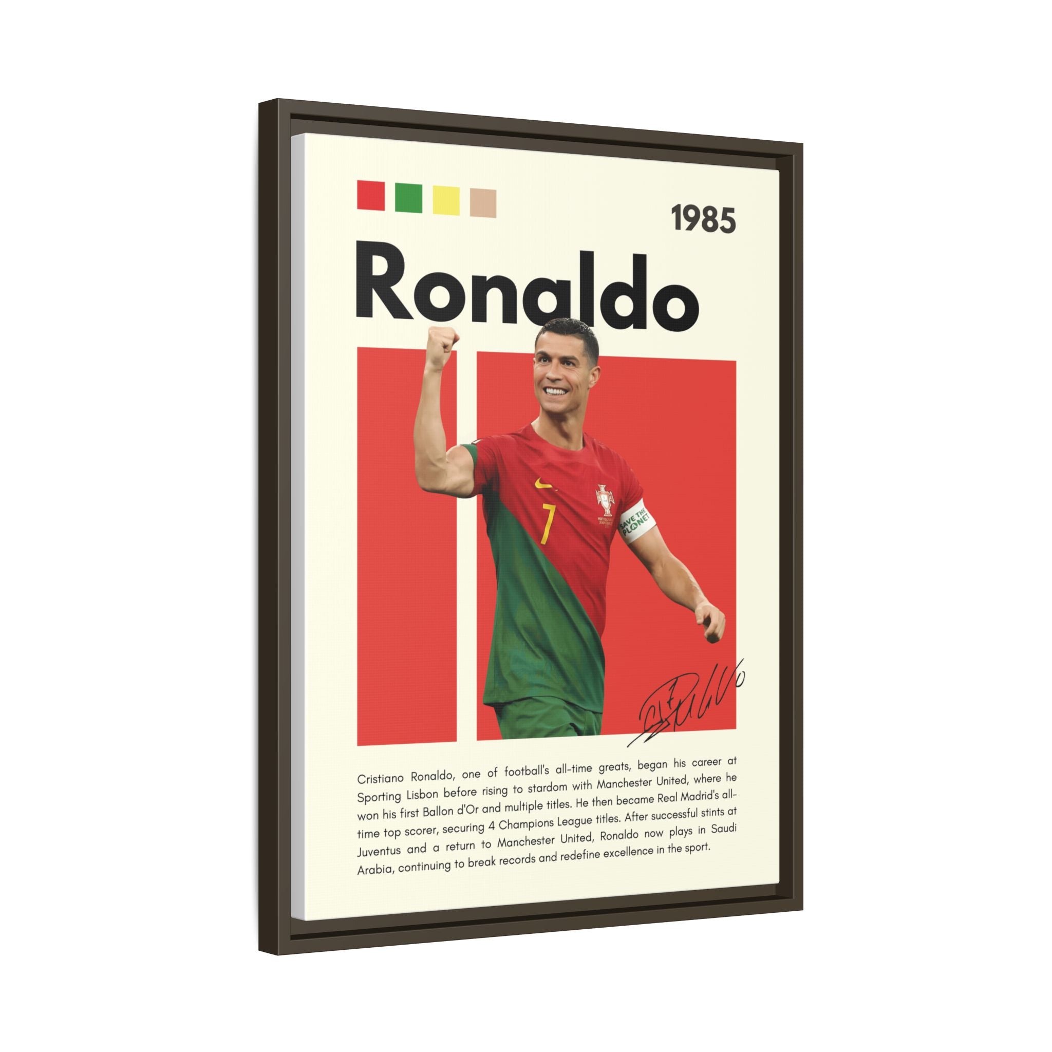 Ronaldo: King of Football - Canvas Wall Art