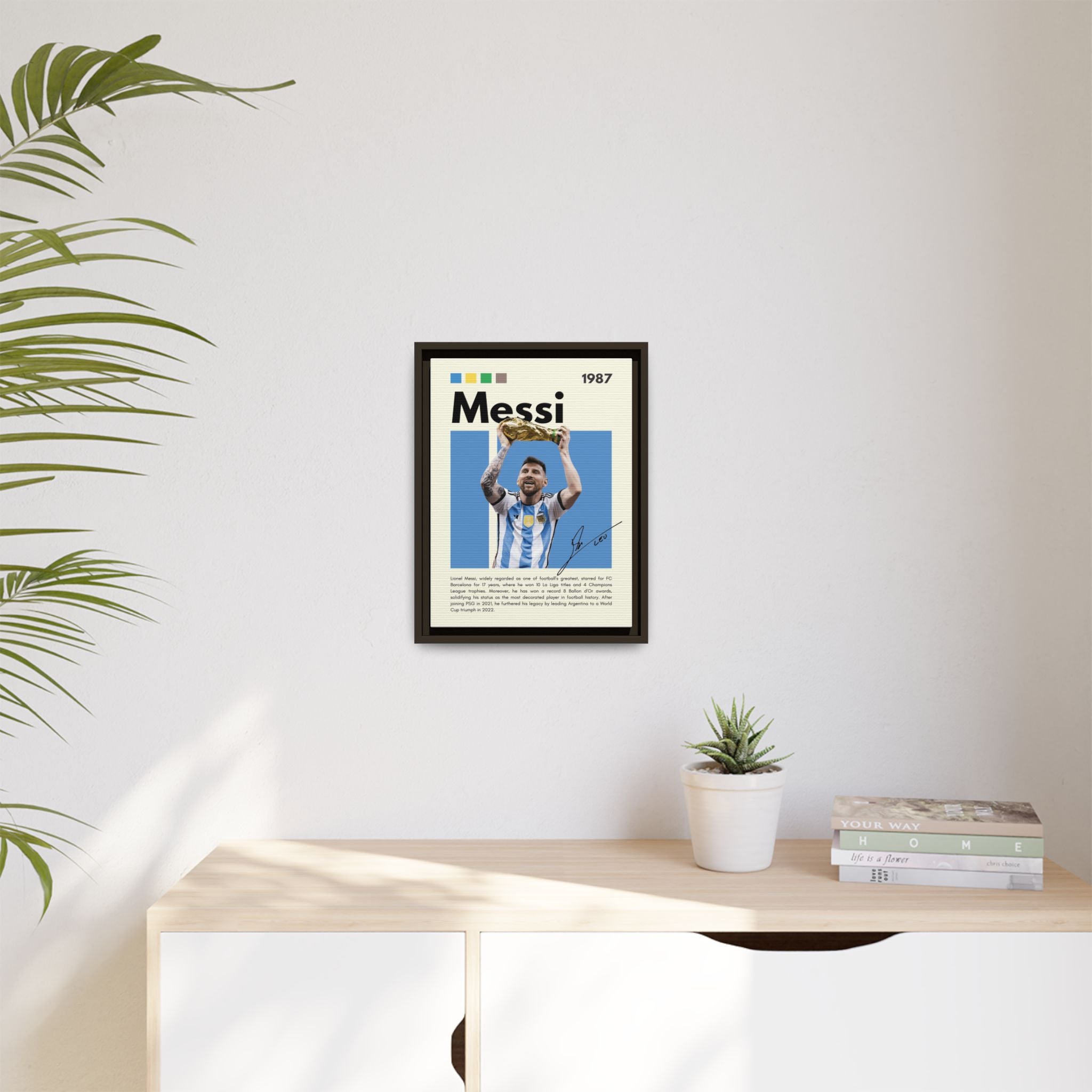Messi's Triumph - Canvas Wall Art