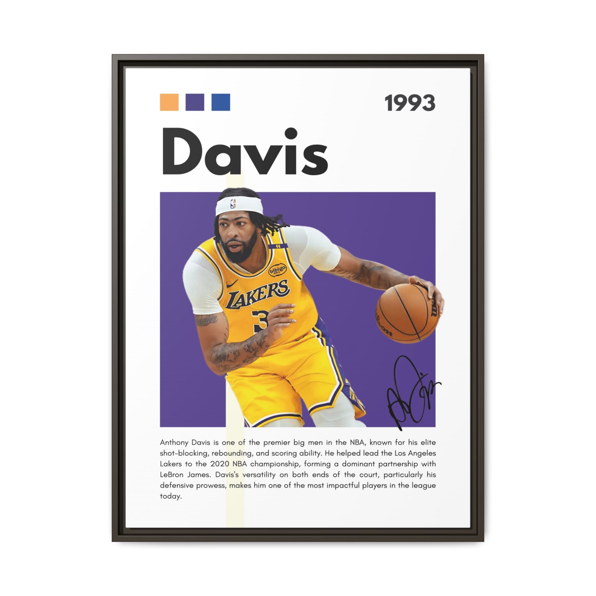 Davis Domination - Canvas Wall Art