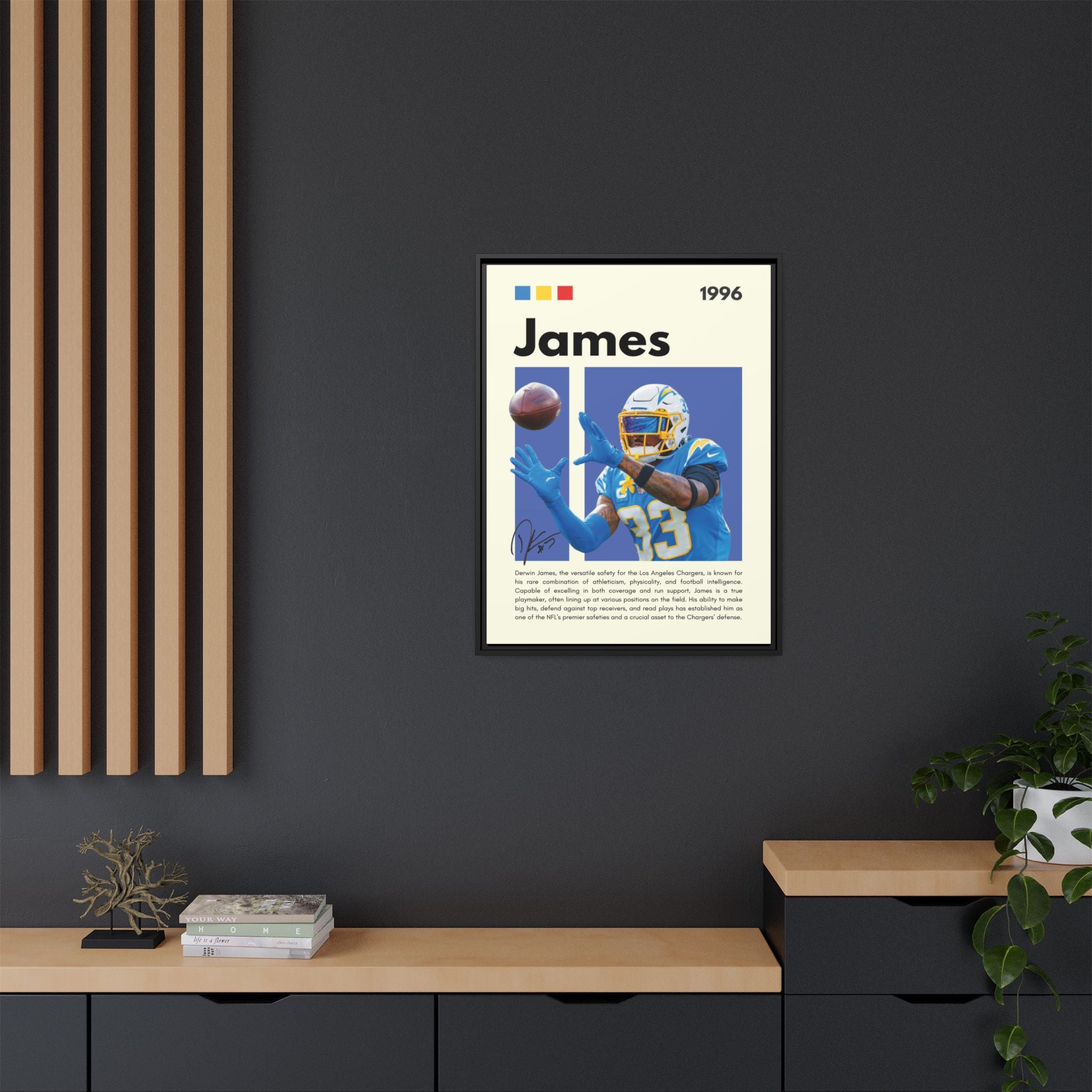 Derwin's Defensive Dominance - Canvas Wall Art