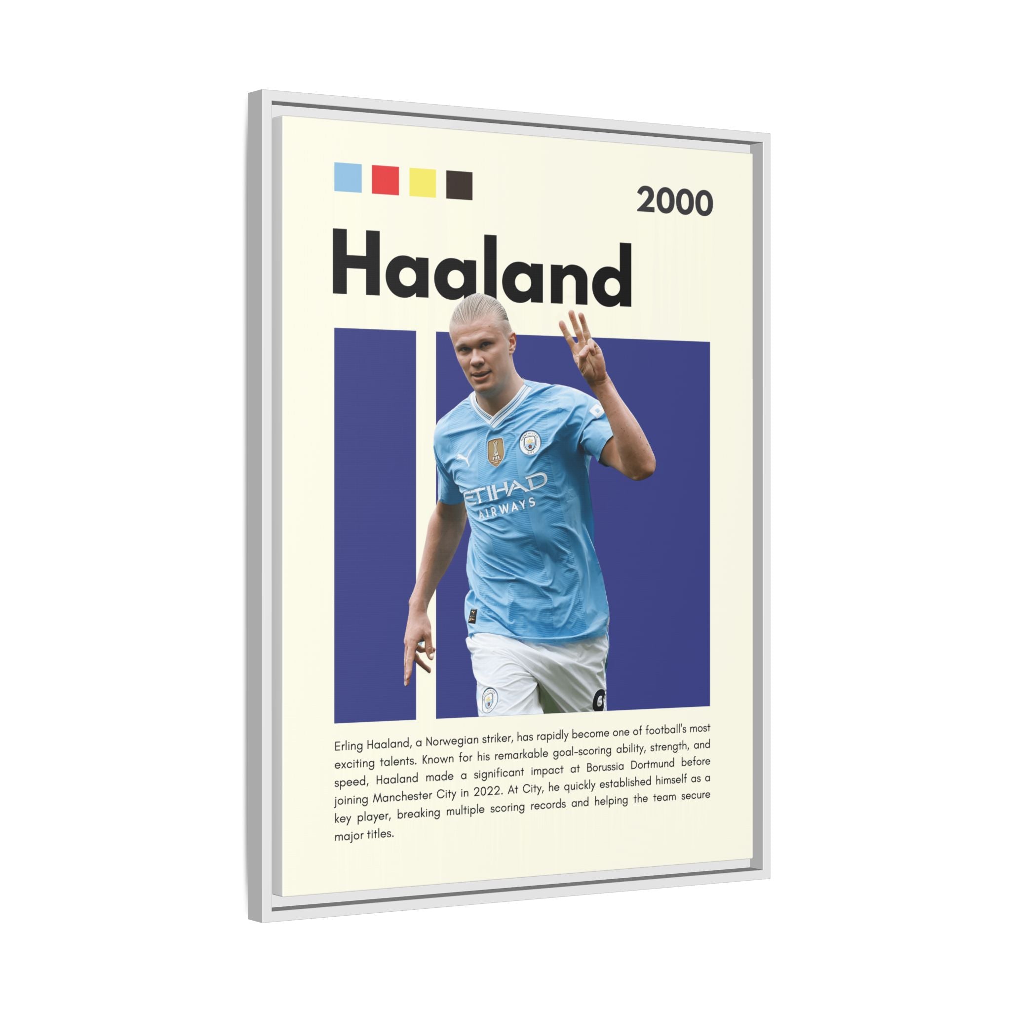 Haaland Rising - Canvas Wall Art