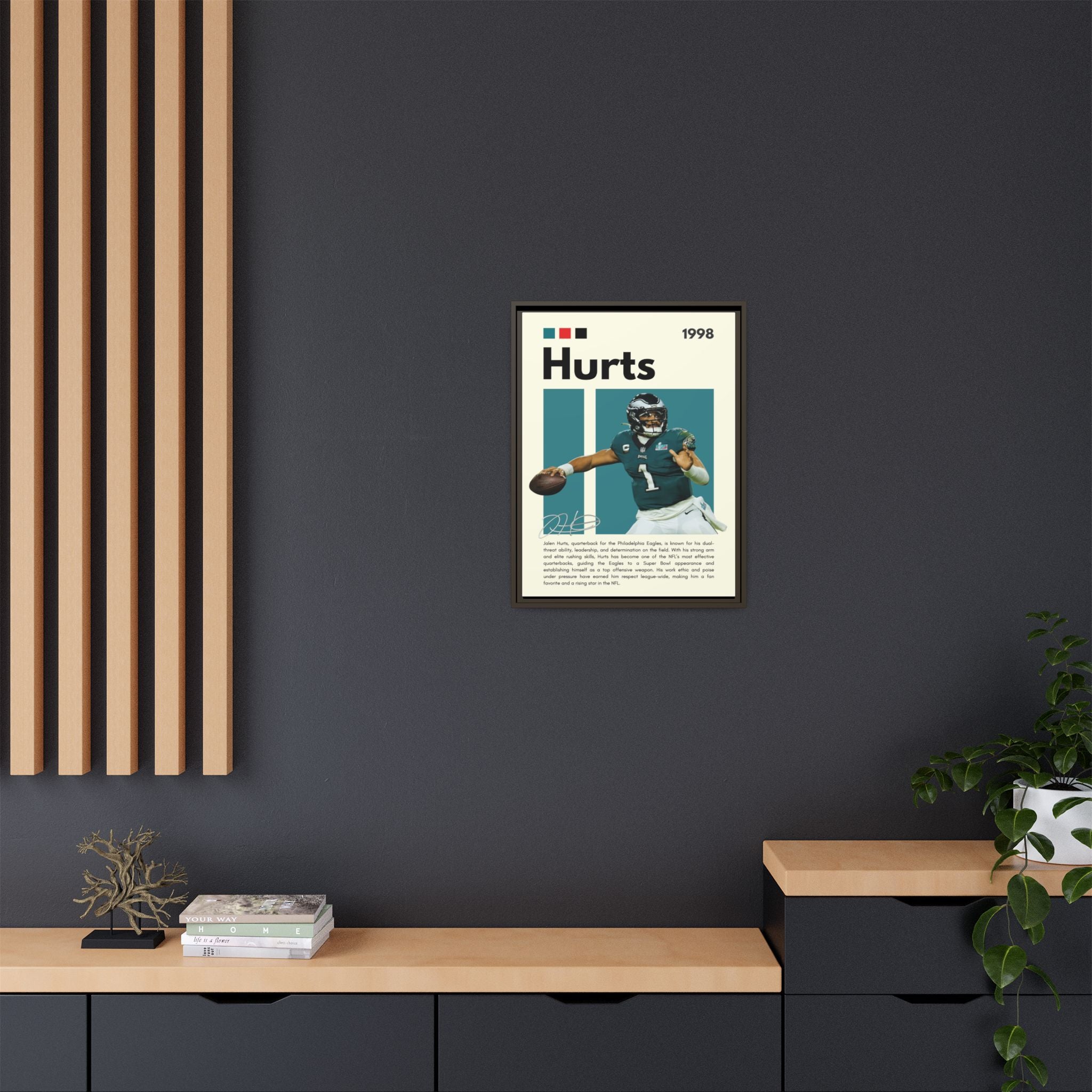 Quarterback's Triumph - Canvas Wall Art