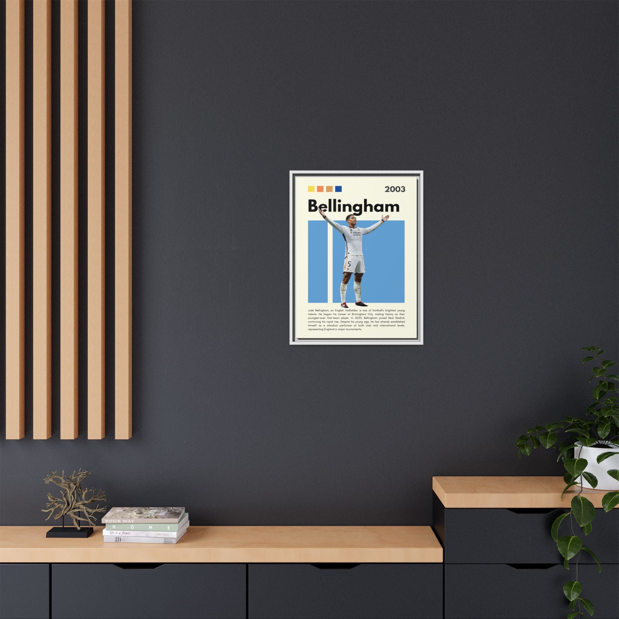 Jude Bellingham: Rising Star - Canvas Wall Art
