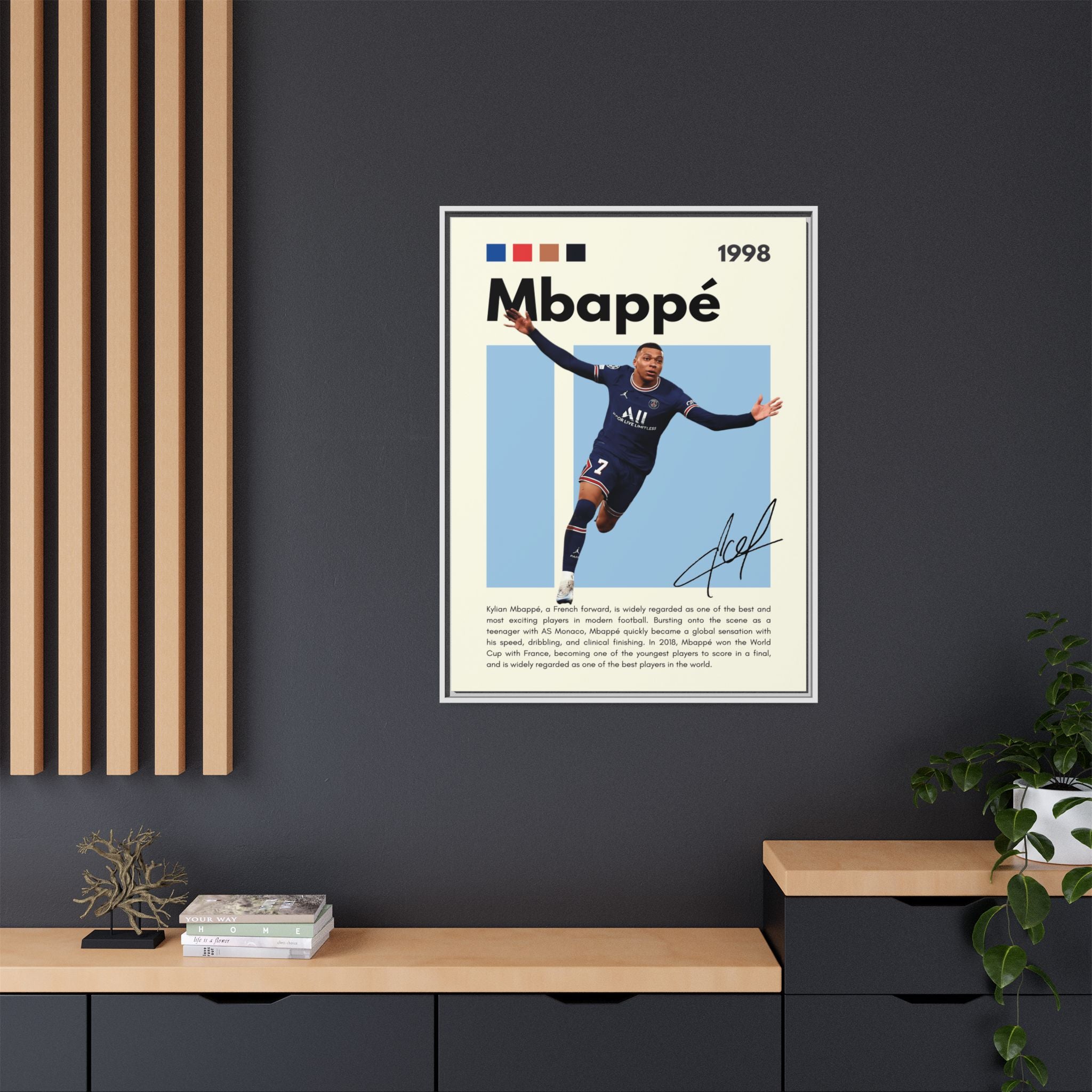 Mbappé Magic - Canvas Wall Art