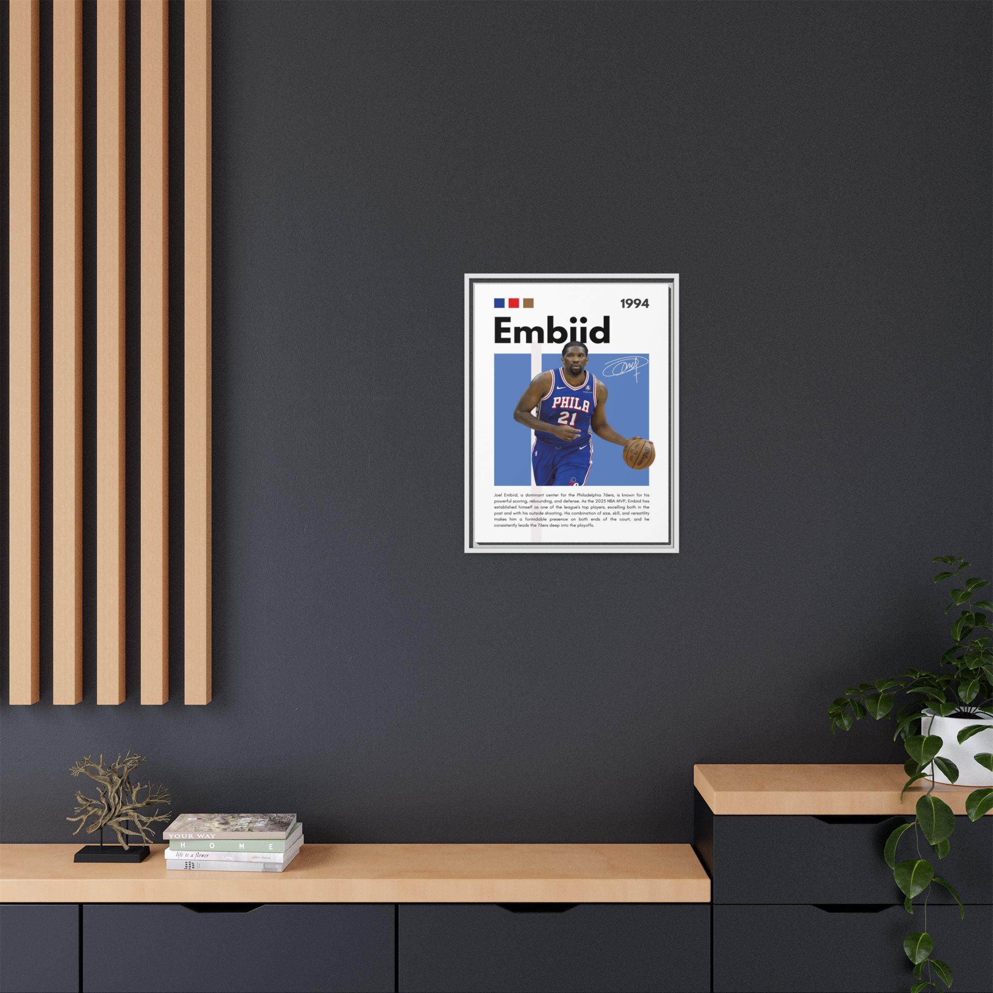 Embiid MVP - Canvas Wall Art