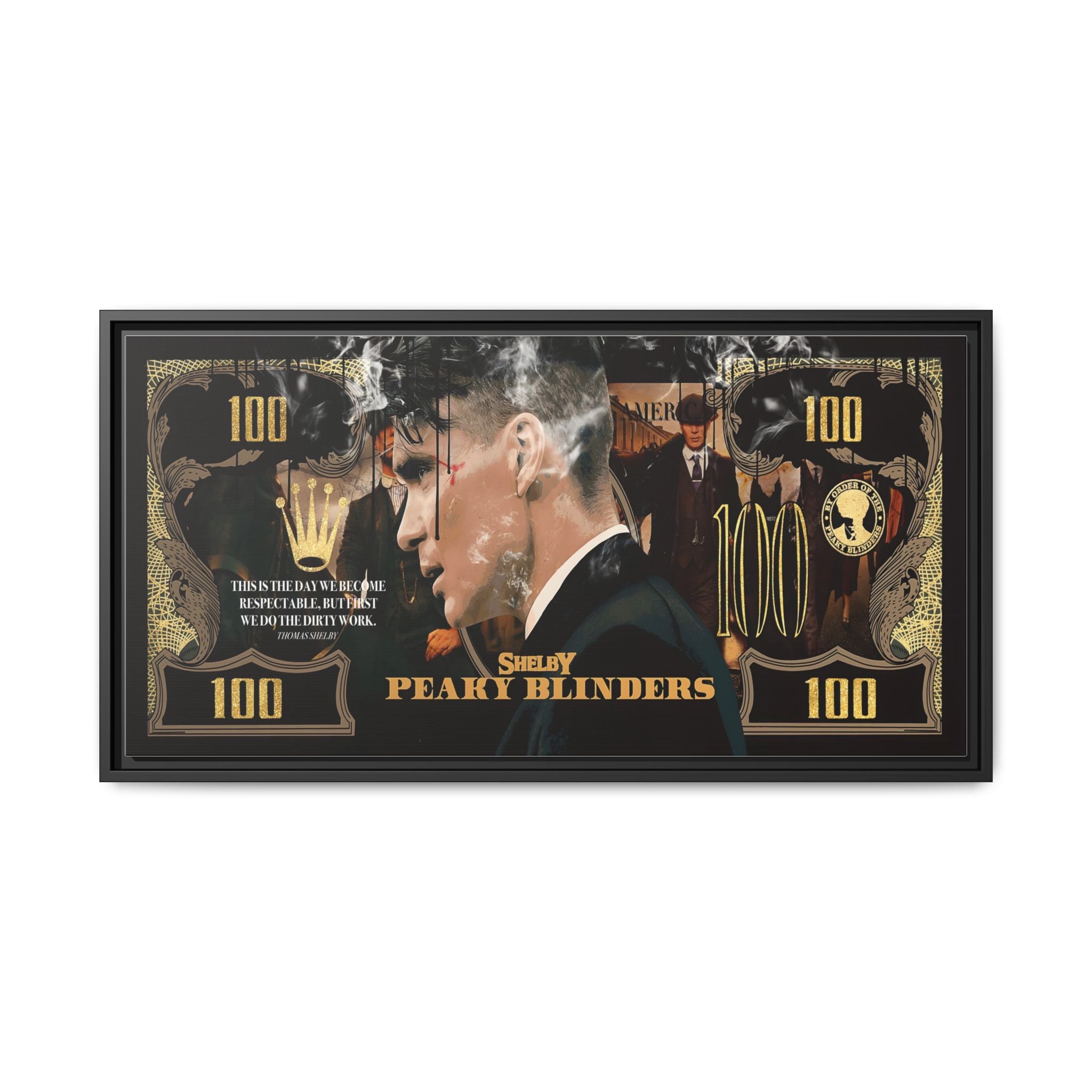 Peaky Blinders Golden Era: Shelby Saga in Commemorative Art, Criminal Elegance Poster - Canvas Wall Art