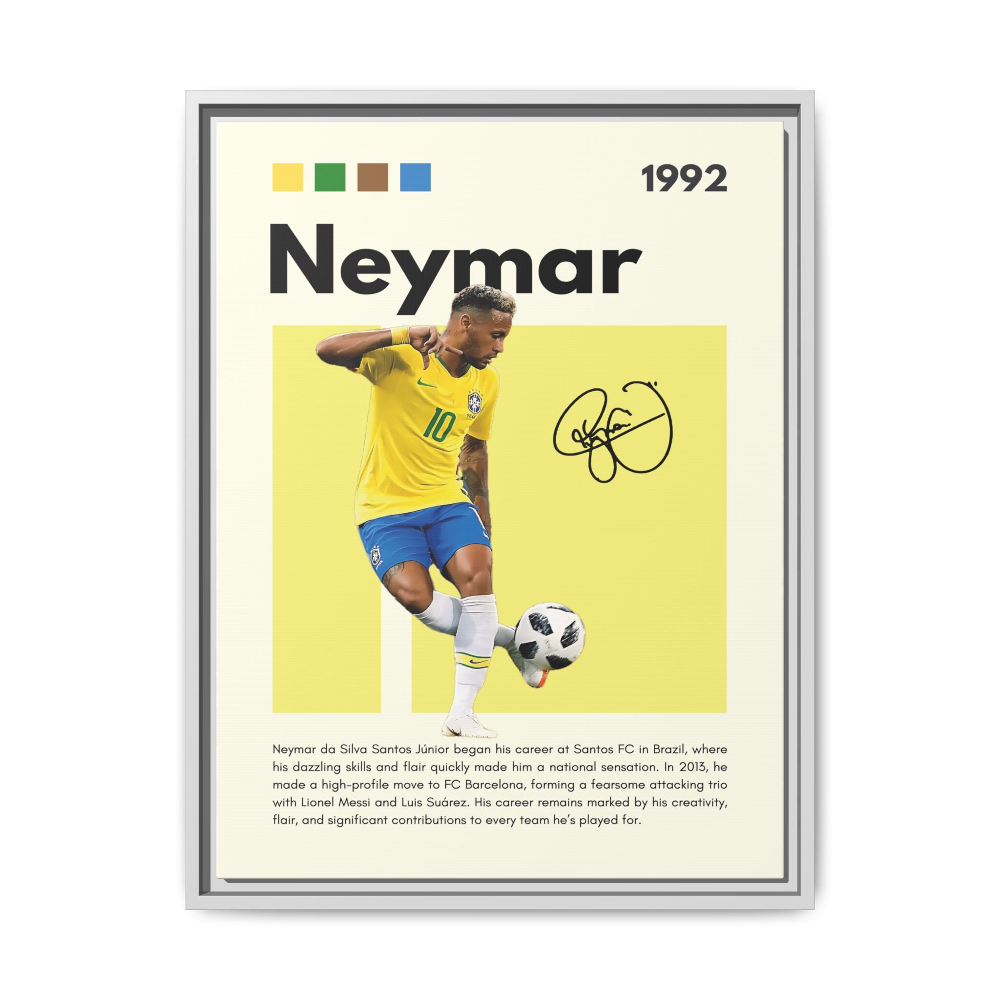 Neymar's Golden Moment - Canvas Wall Art