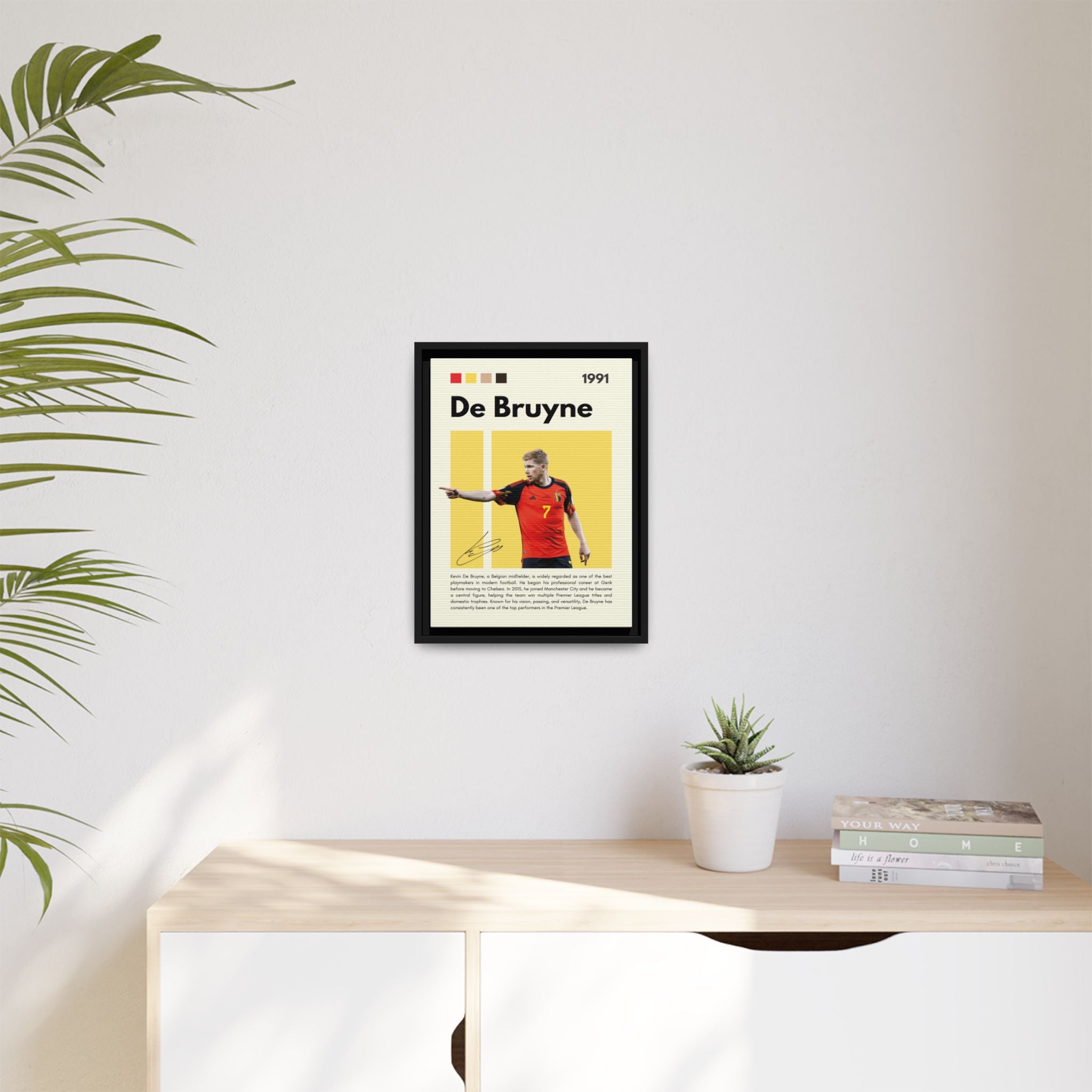 De Bruyne: Football's Maestro - Canvas Wall Art
