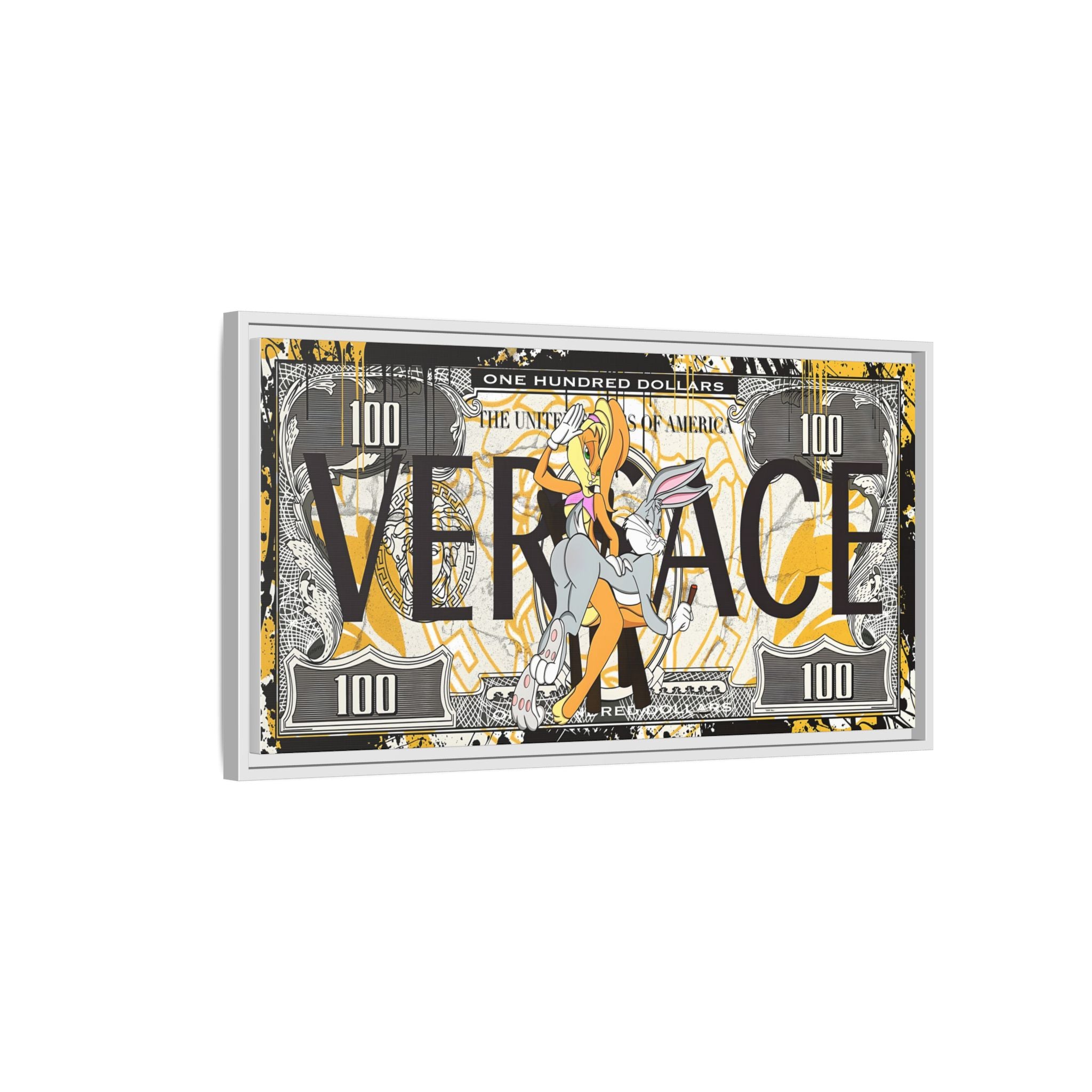 Bunny Benjamins: Pop Art Currency Remix, Looney Tunes Luxury Reimagined - Canvas Wall Art