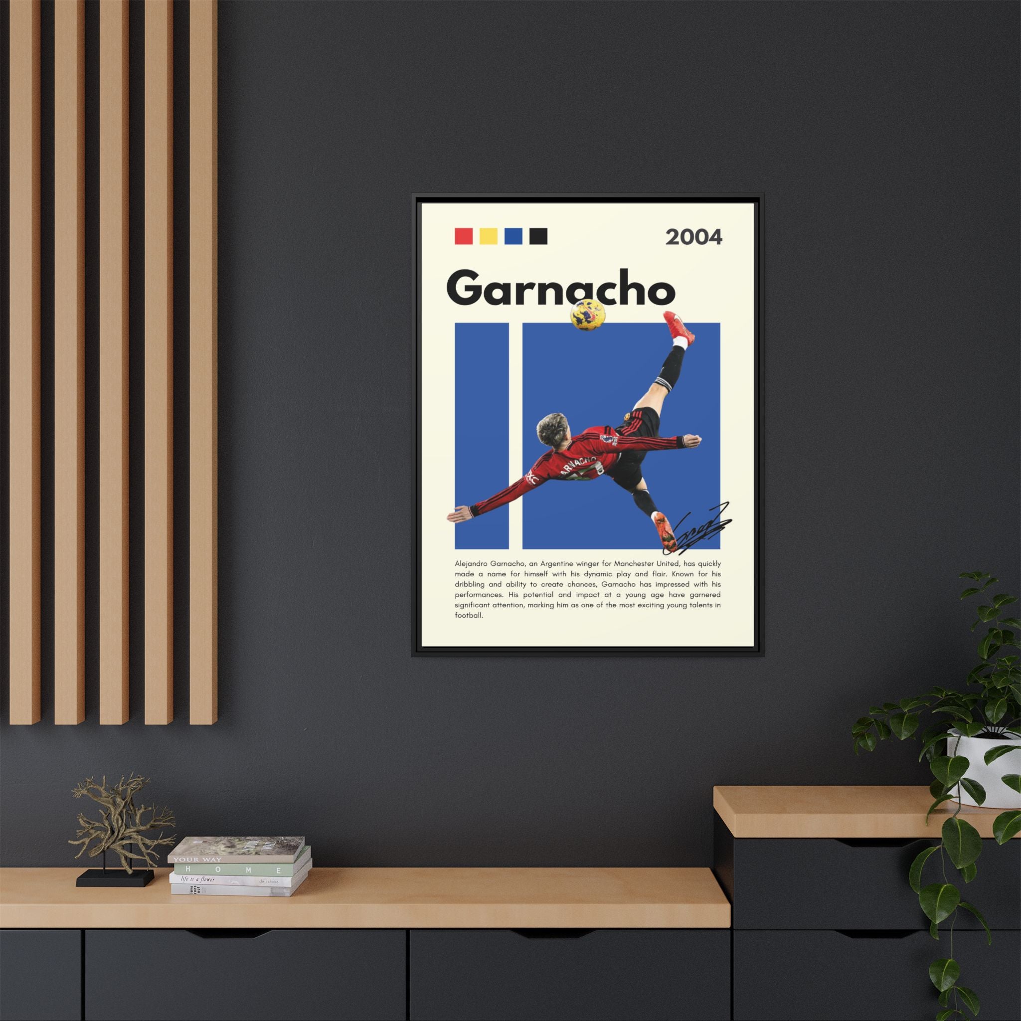 Garnacho Rises - Canvas Wall Art