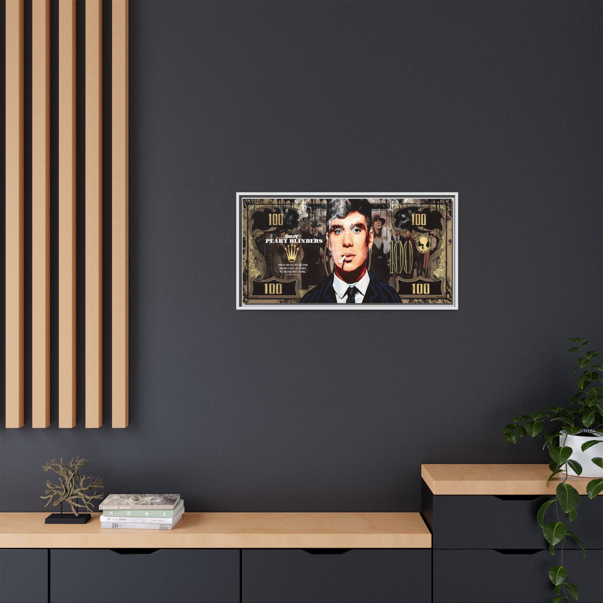 Peaky Blinders Reign: Shelby Empire Rising, Vintage Gangster Art Portrait - Canvas Wall Art