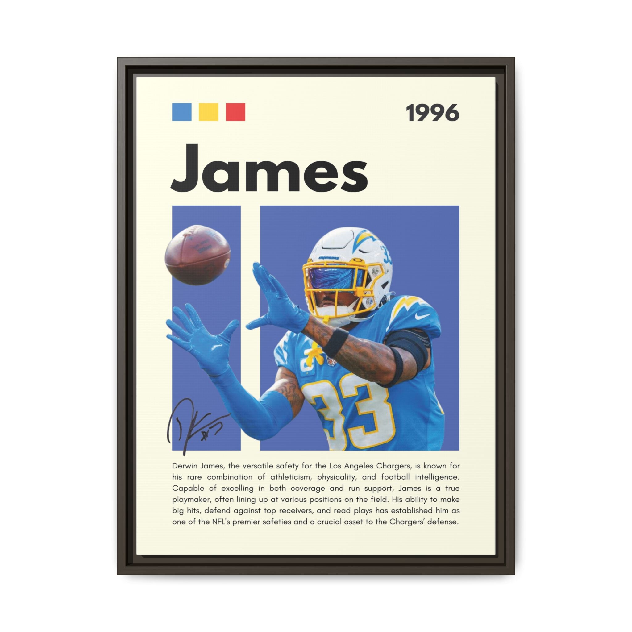 Derwin's Defensive Dominance - Canvas Wall Art