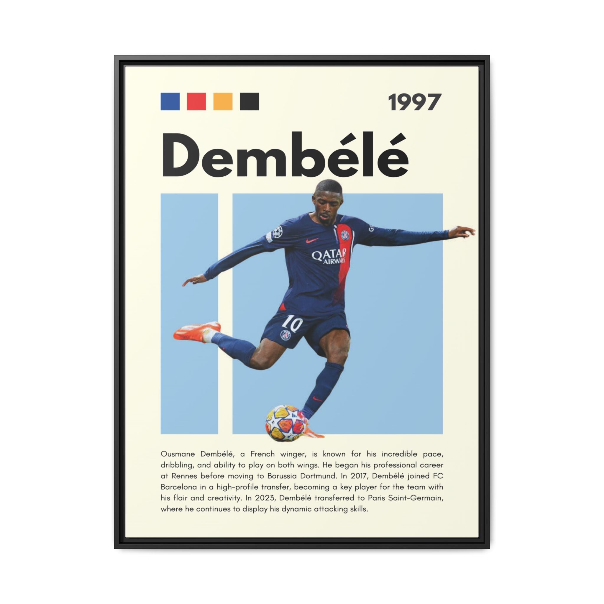 Dembélé - Canvas Wall Art