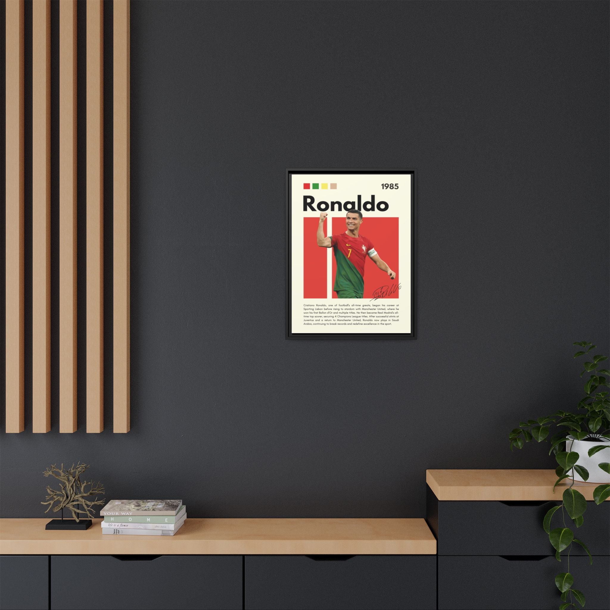 Ronaldo: King of Football - Canvas Wall Art