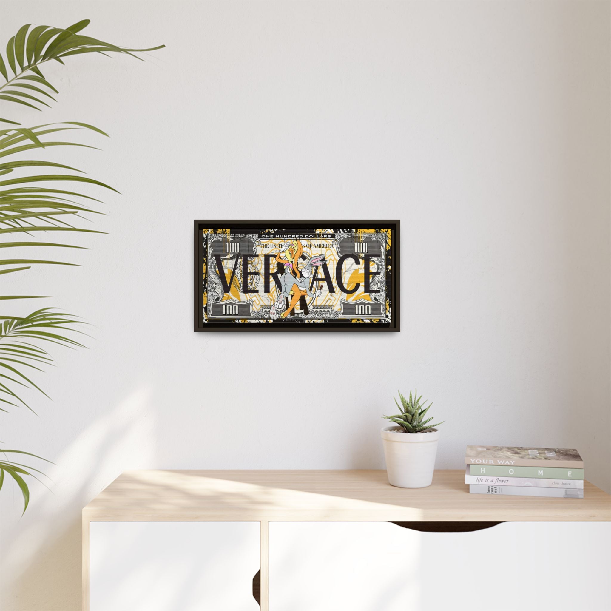 Bunny Benjamins: Pop Art Currency Remix, Looney Tunes Luxury Reimagined - Canvas Wall Art