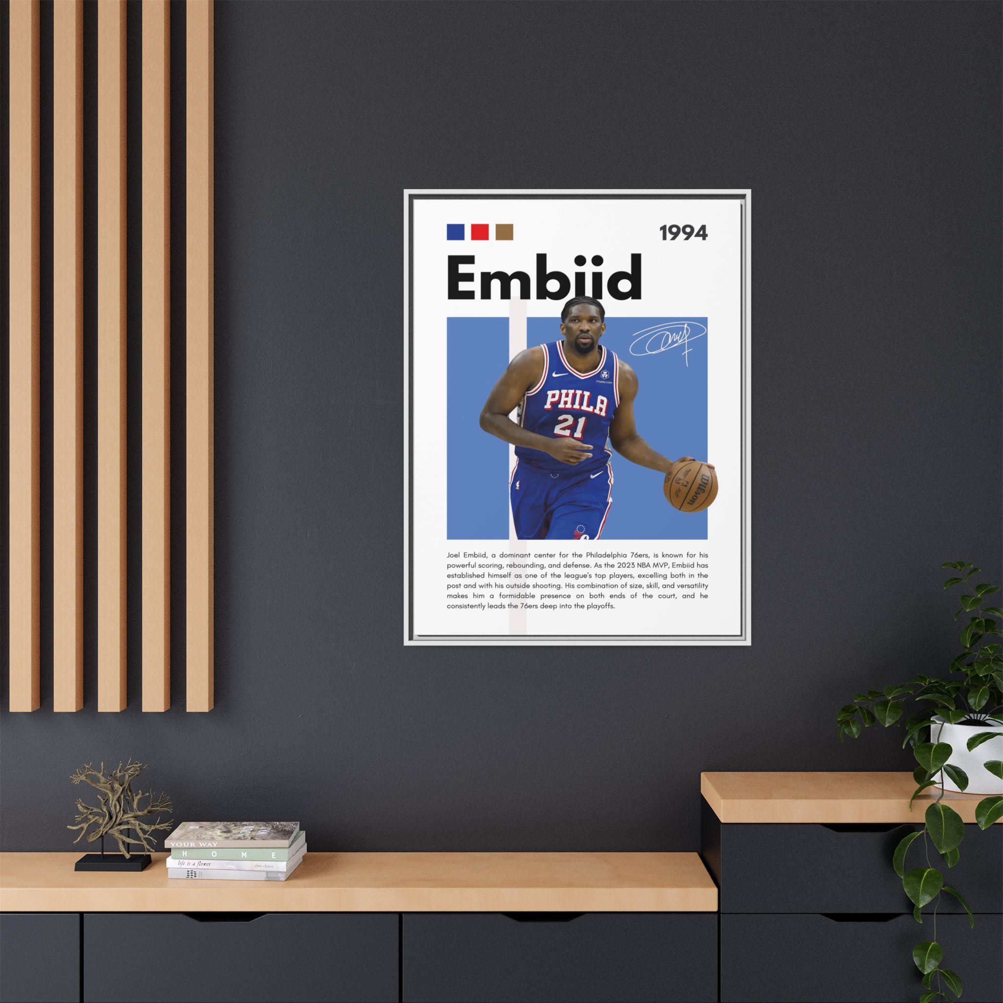 Embiid MVP - Canvas Wall Art