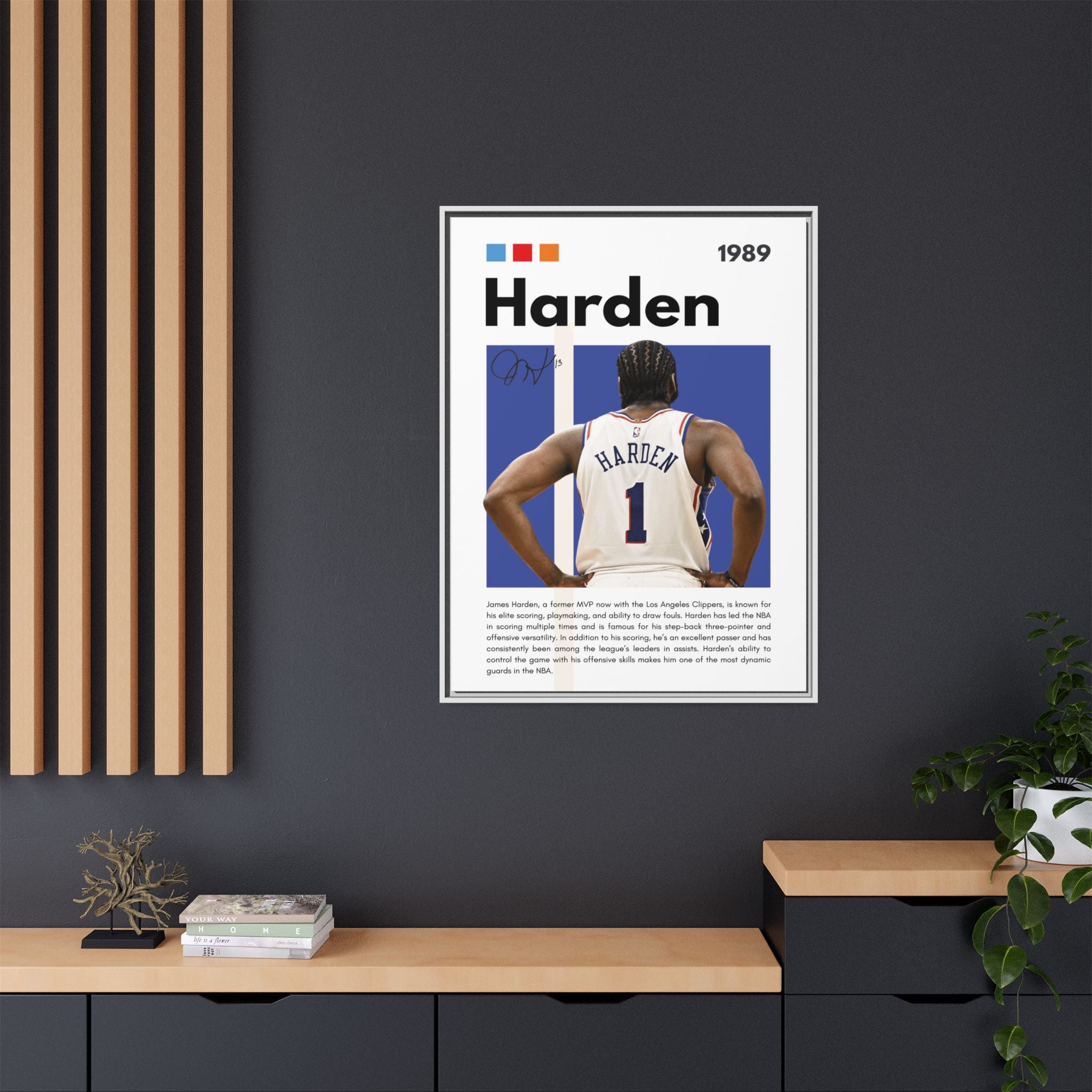 Harden's Stride - Canvas Wall Art