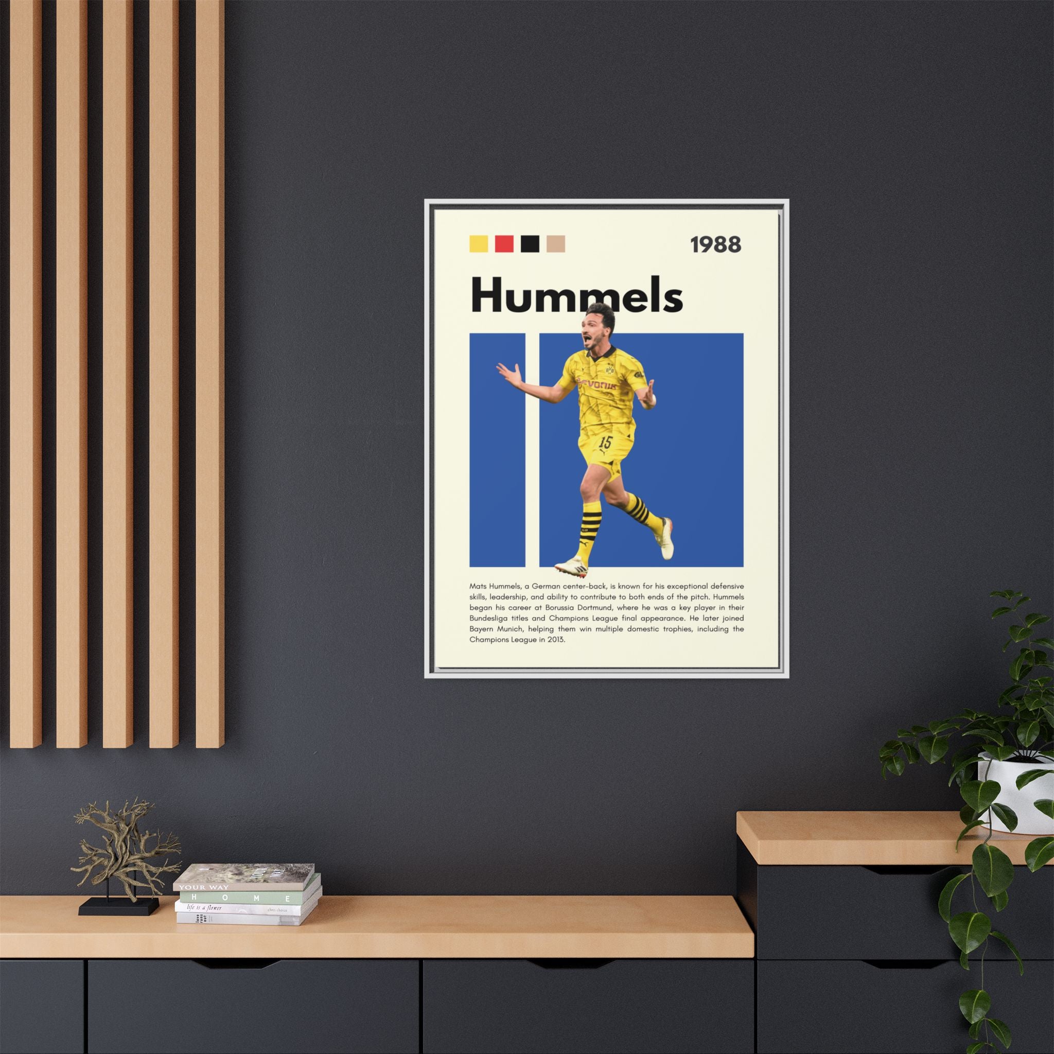 Hummels: Defensive Maestro - Canvas Wall Art