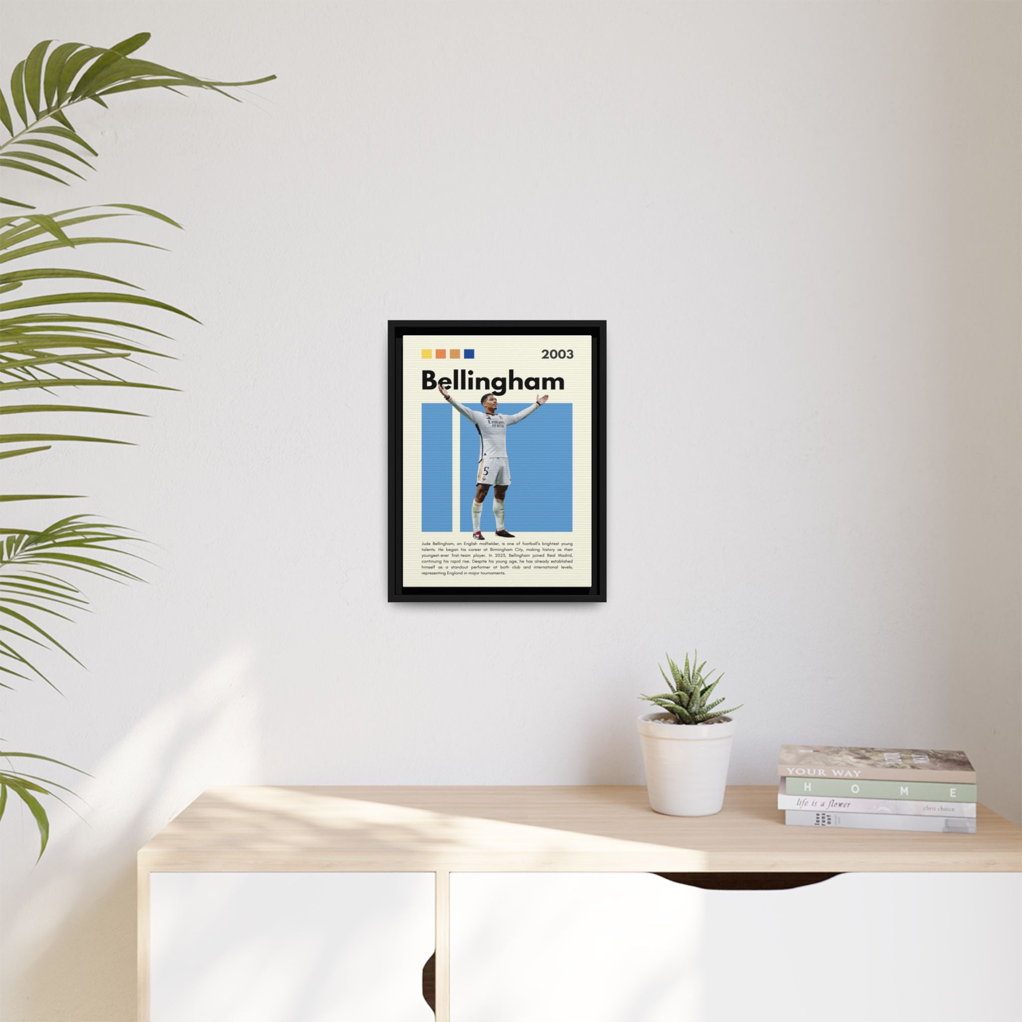 Jude Bellingham: Rising Star - Canvas Wall Art