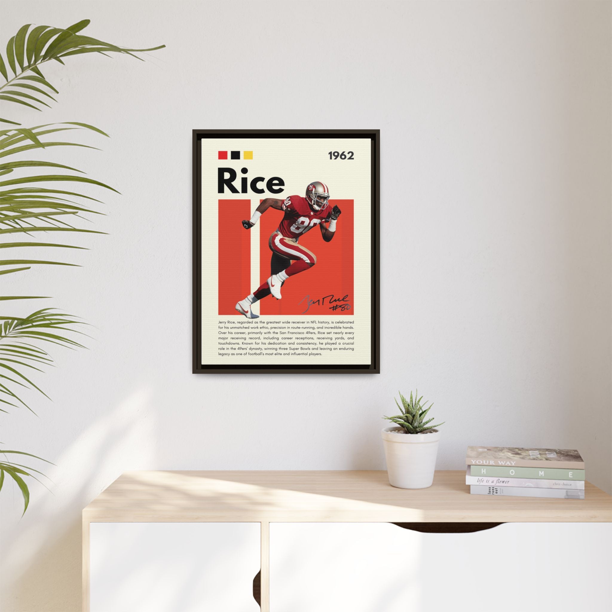 Jerry Rice: Gridiron Legend - Canvas Wall Art