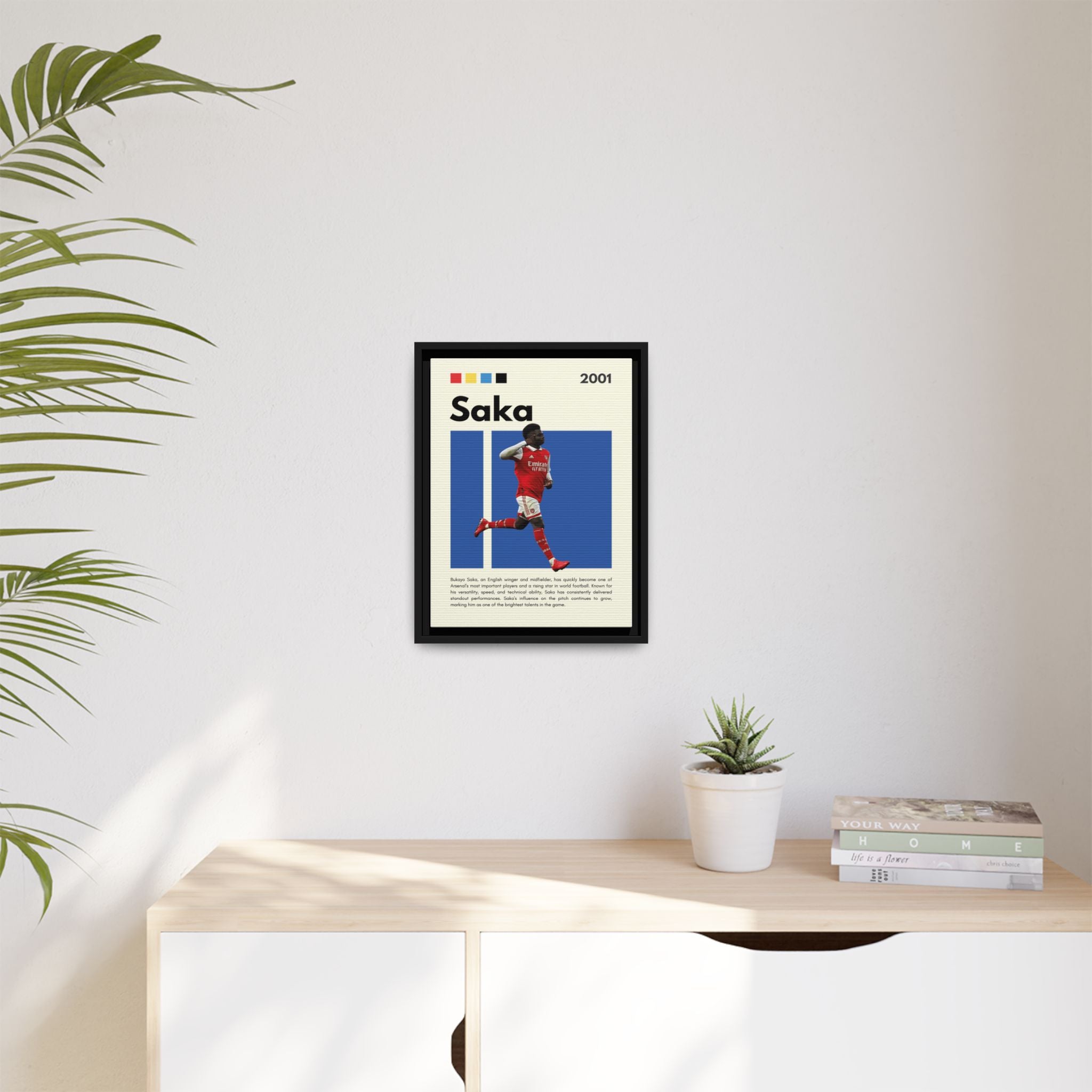 Saka Soars - Canvas Wall Art