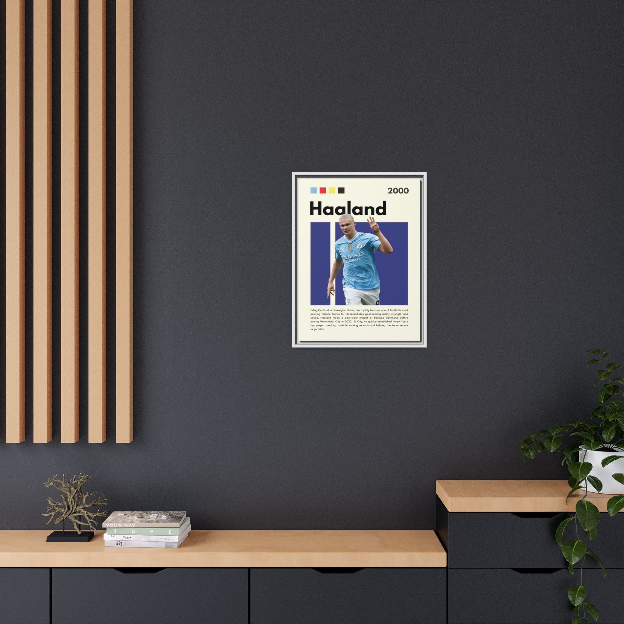 Haaland Rising - Canvas Wall Art