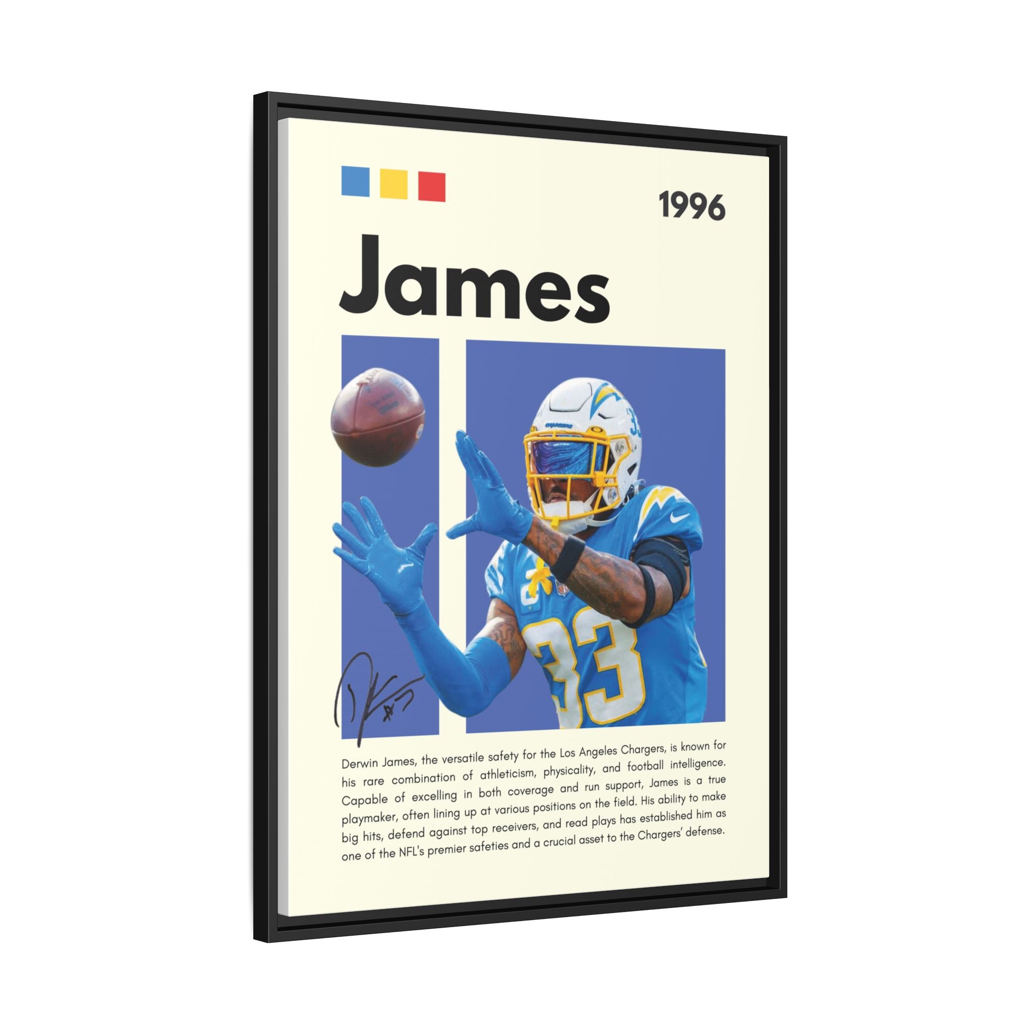Derwin's Defensive Dominance - Canvas Wall Art