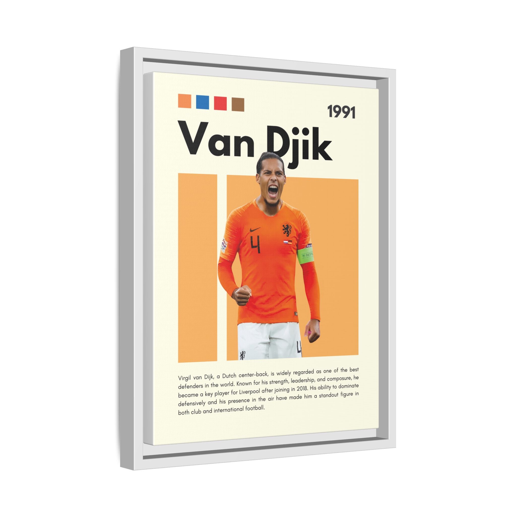 Defender of Orange - Canvas Wall Art