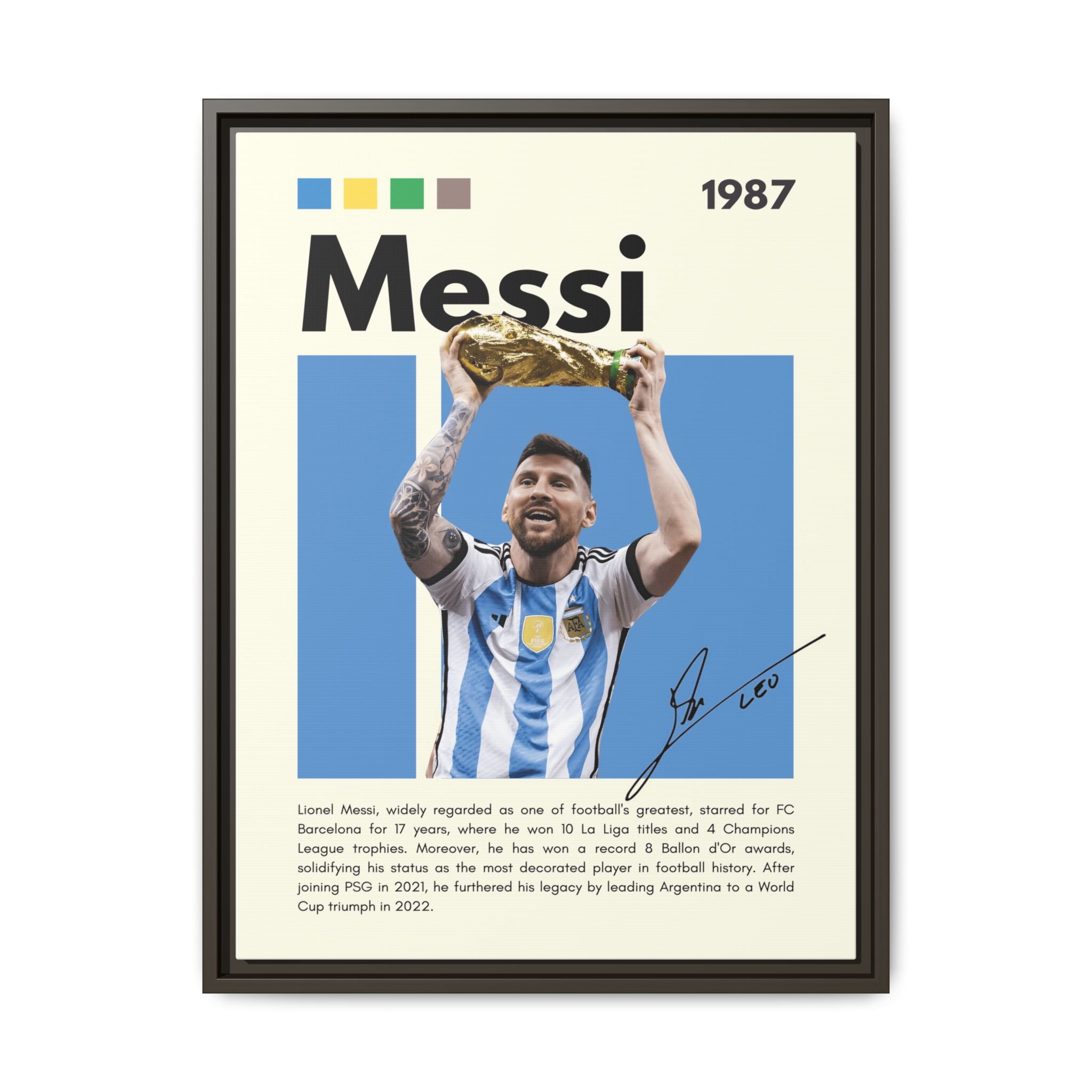 Messi's Triumph - Canvas Wall Art