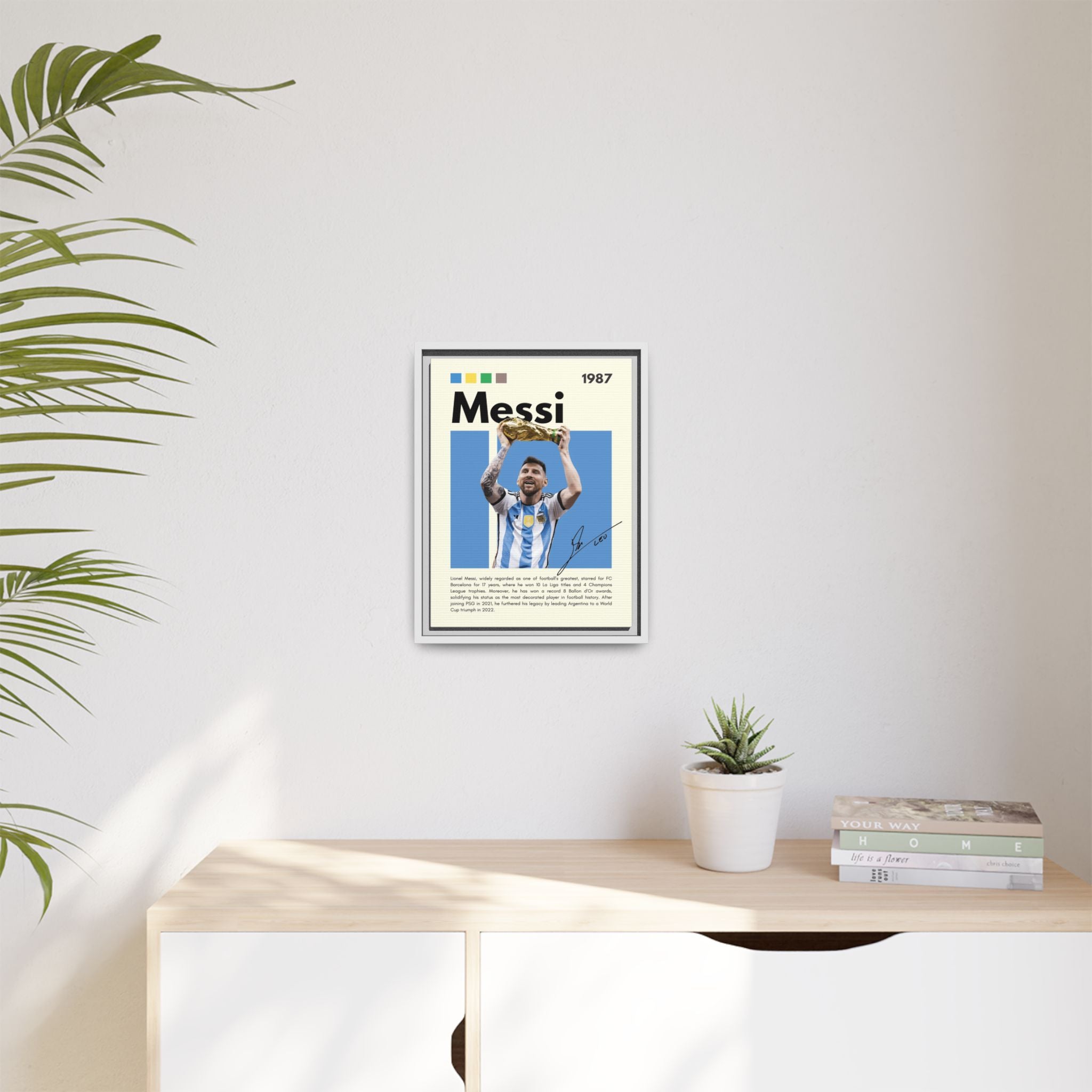Messi's Triumph - Canvas Wall Art