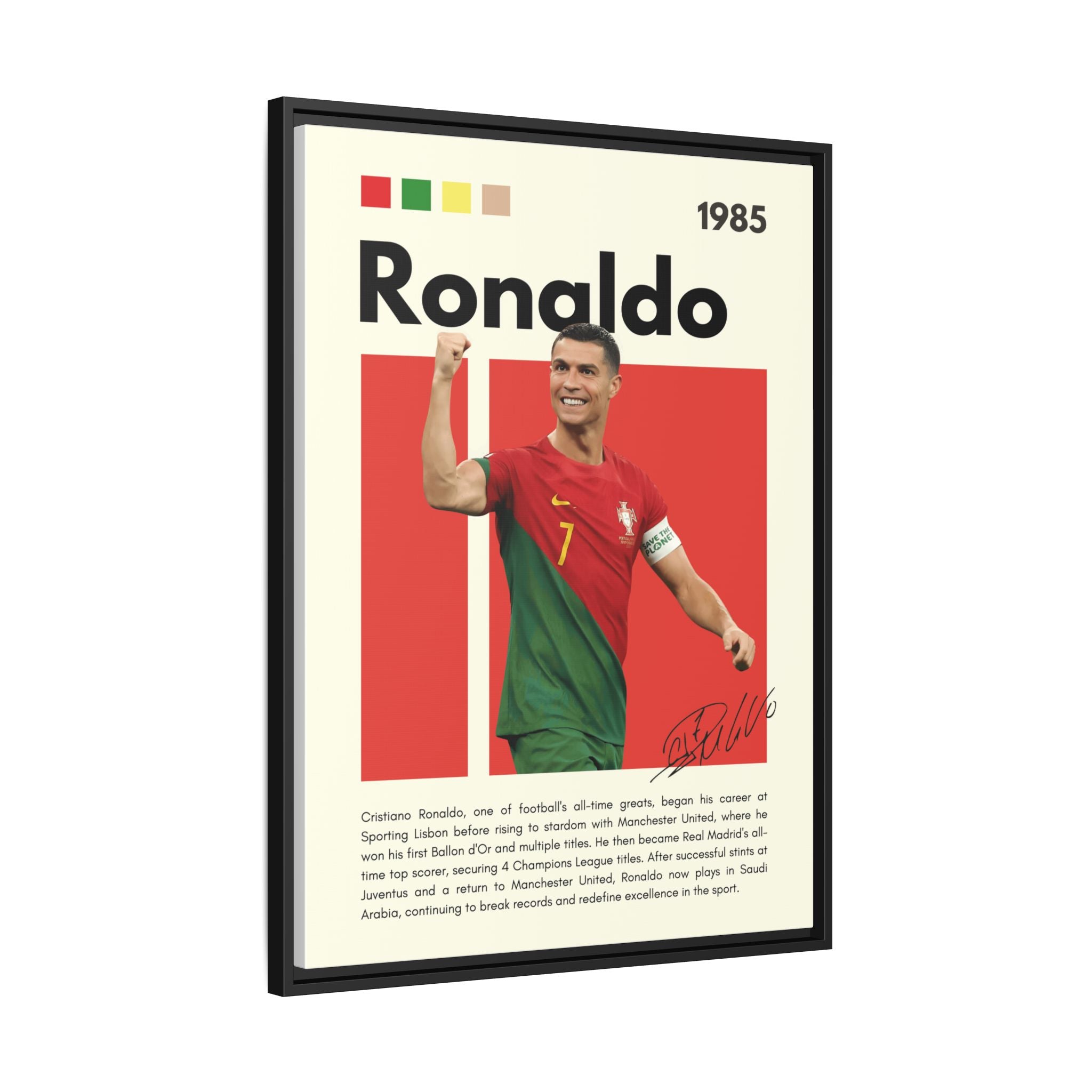 Ronaldo: King of Football - Canvas Wall Art
