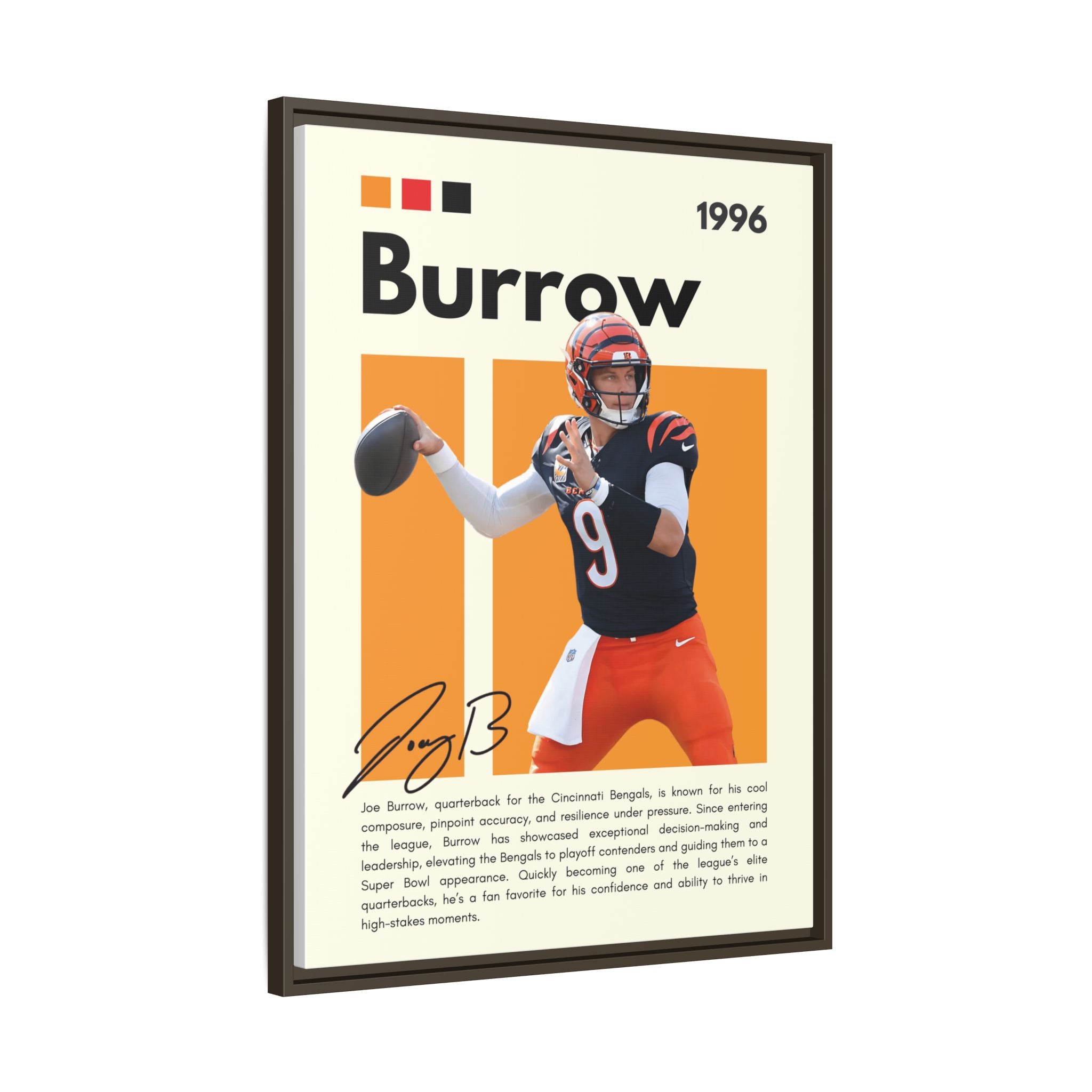 Bengals Blaze - Canvas Wall Art