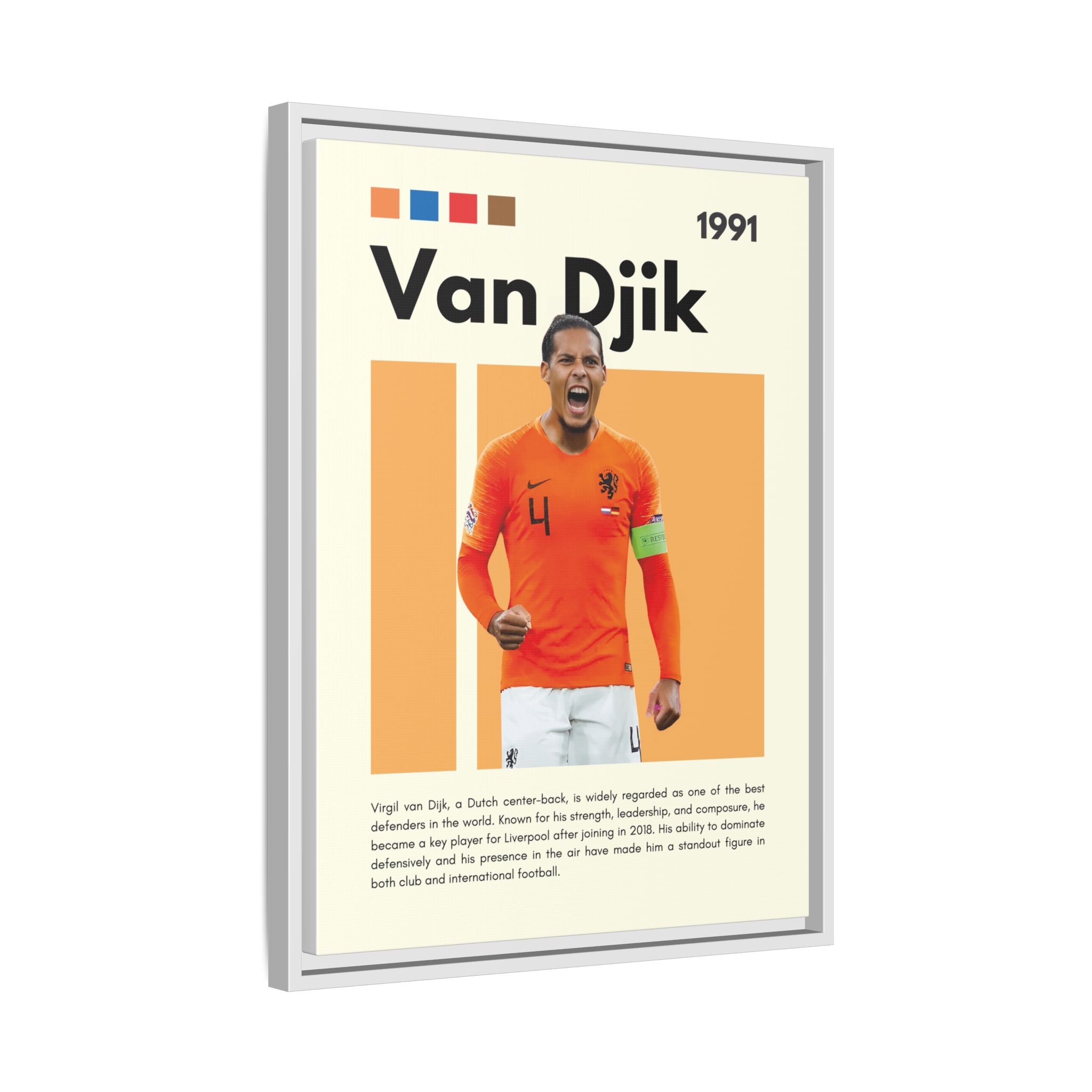Defender of Orange - Canvas Wall Art