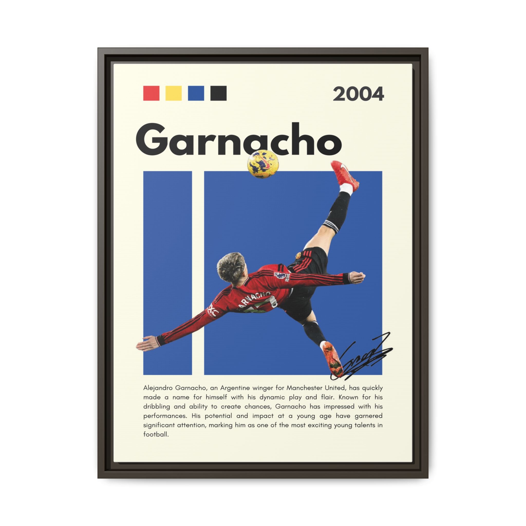 Garnacho Rises - Canvas Wall Art
