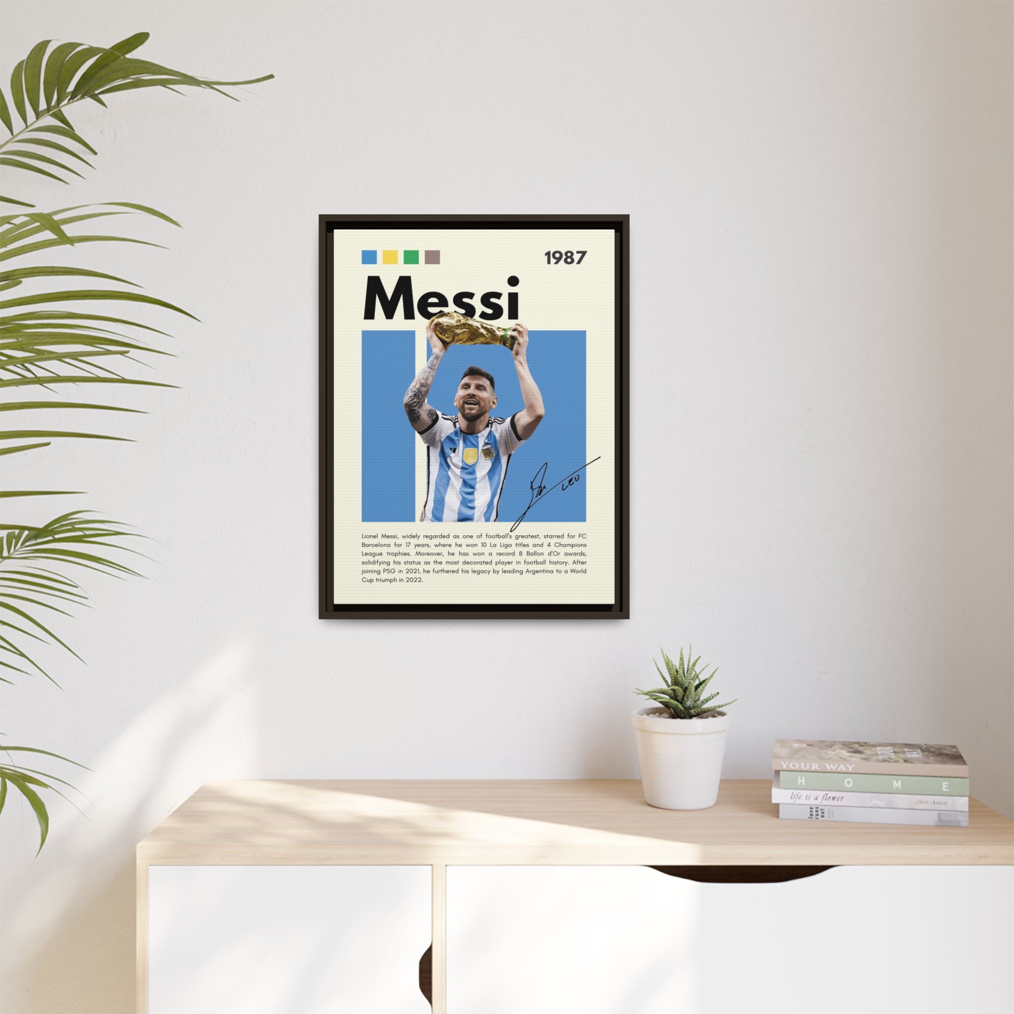 Messi's Triumph - Canvas Wall Art