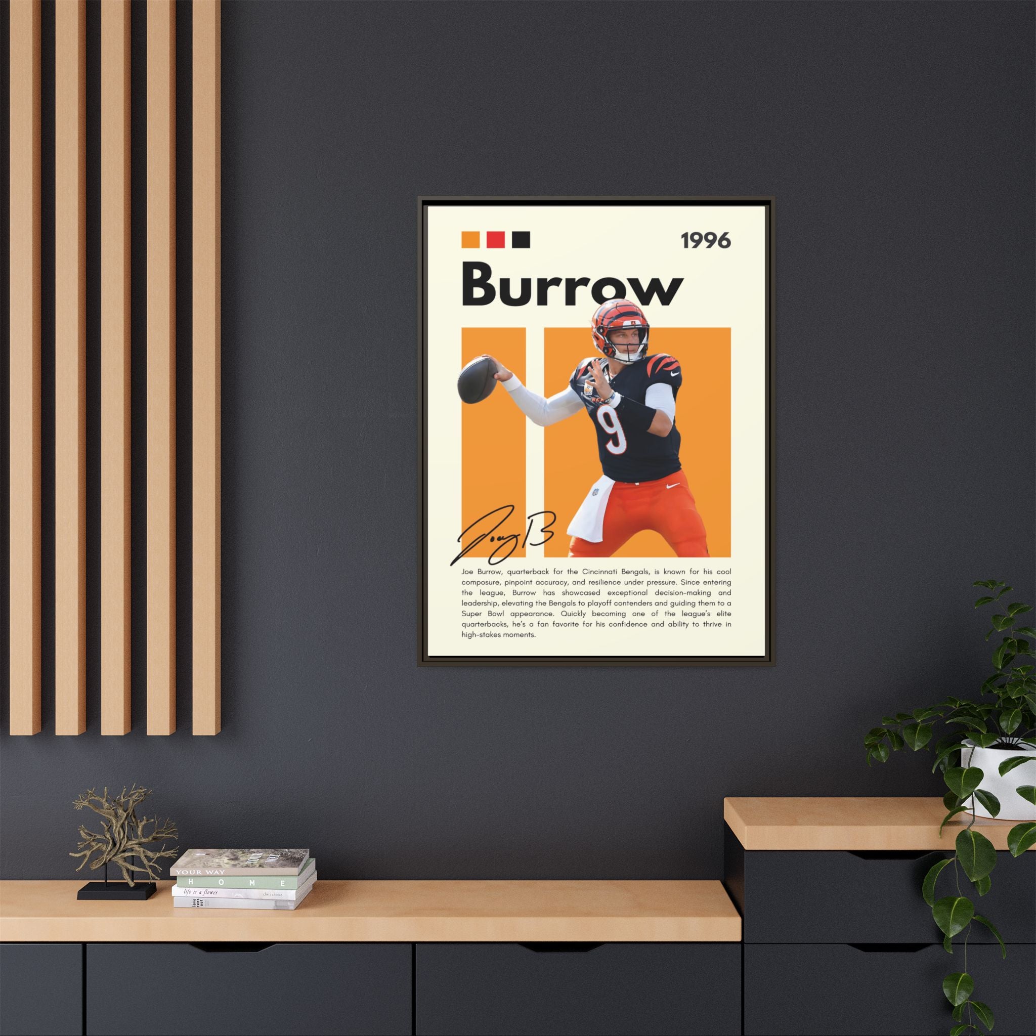Bengals Blaze - Canvas Wall Art