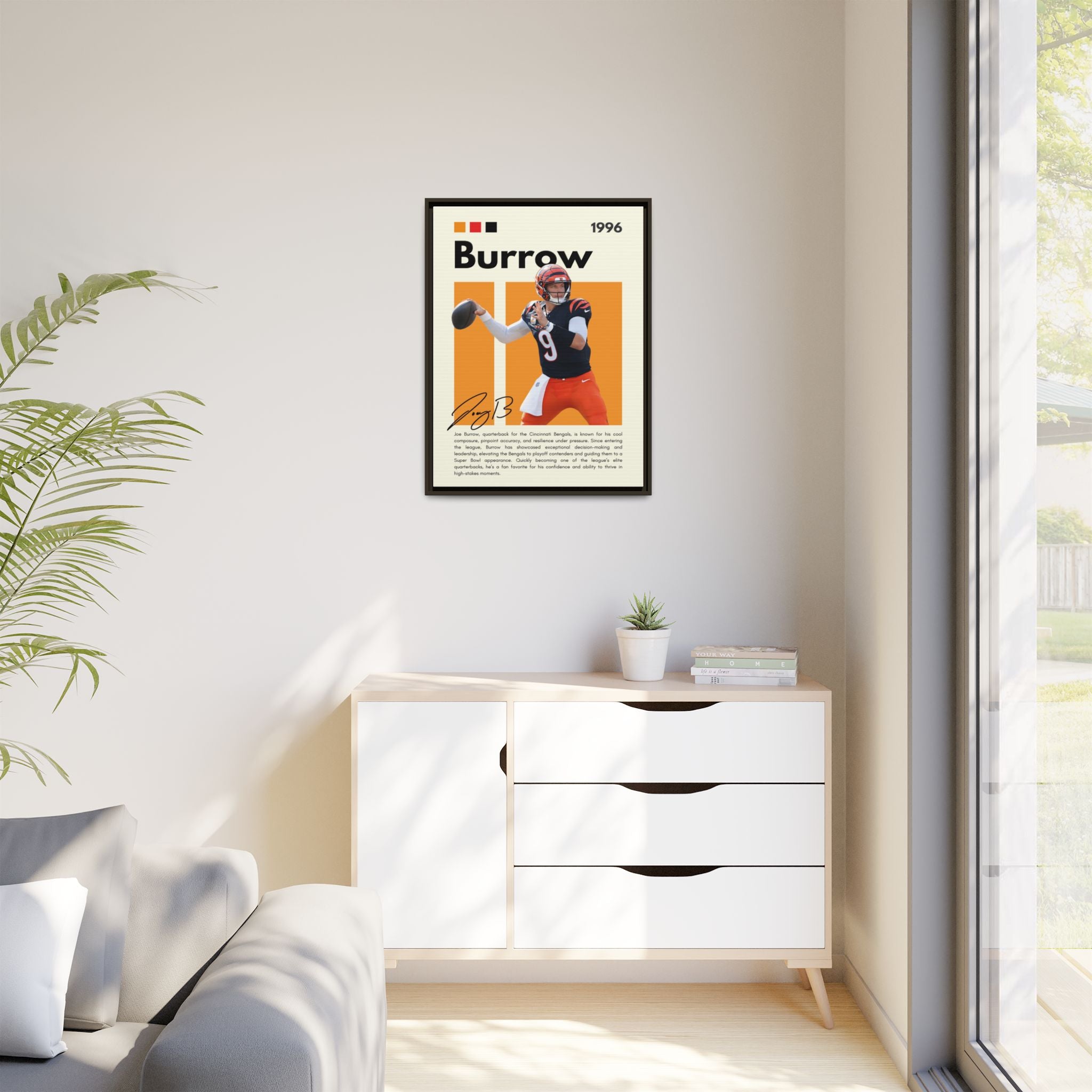 Bengals Blaze - Canvas Wall Art