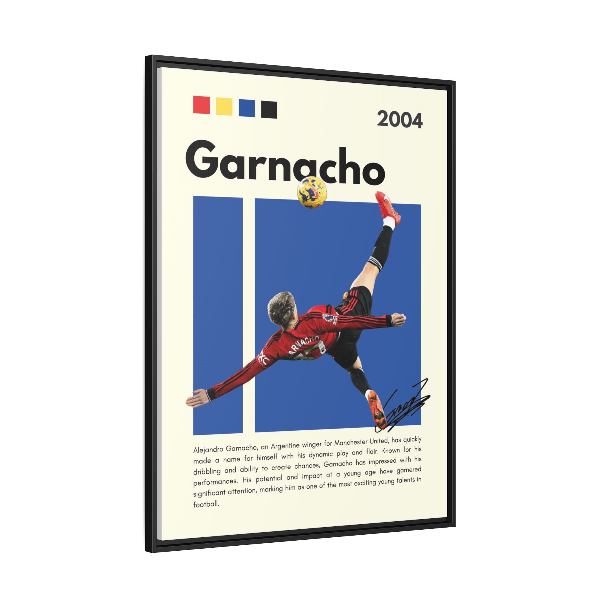 Garnacho Rises - Canvas Wall Art