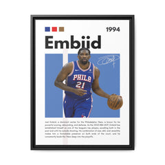 Embiid MVP - Canvas Wall Art