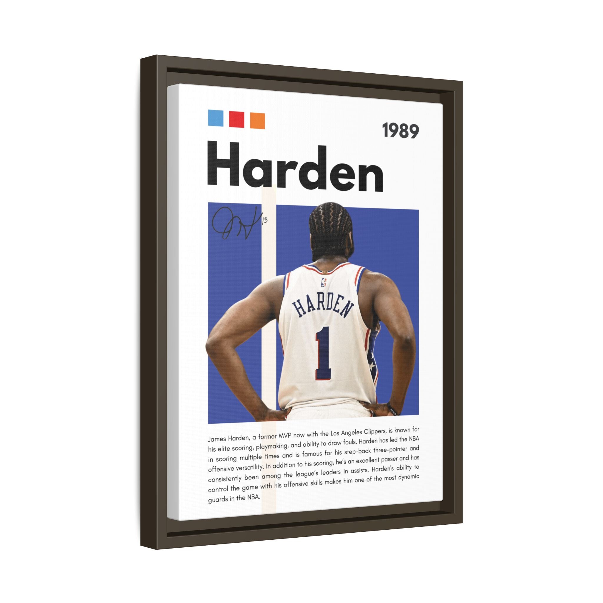 Harden's Stride - Canvas Wall Art