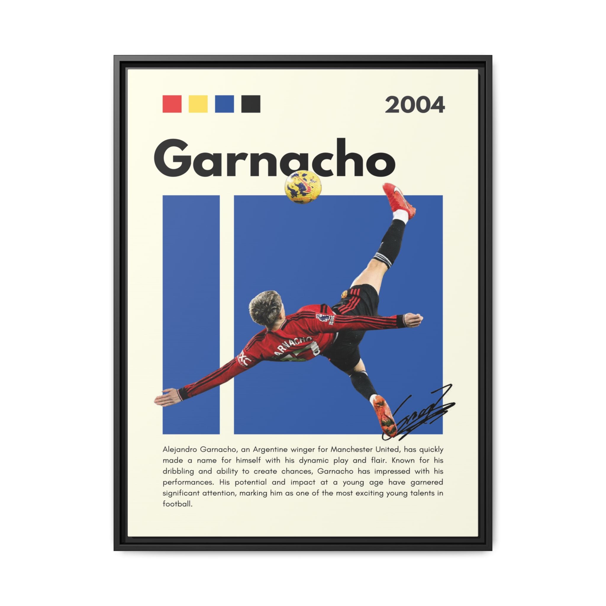 Garnacho Rises - Canvas Wall Art