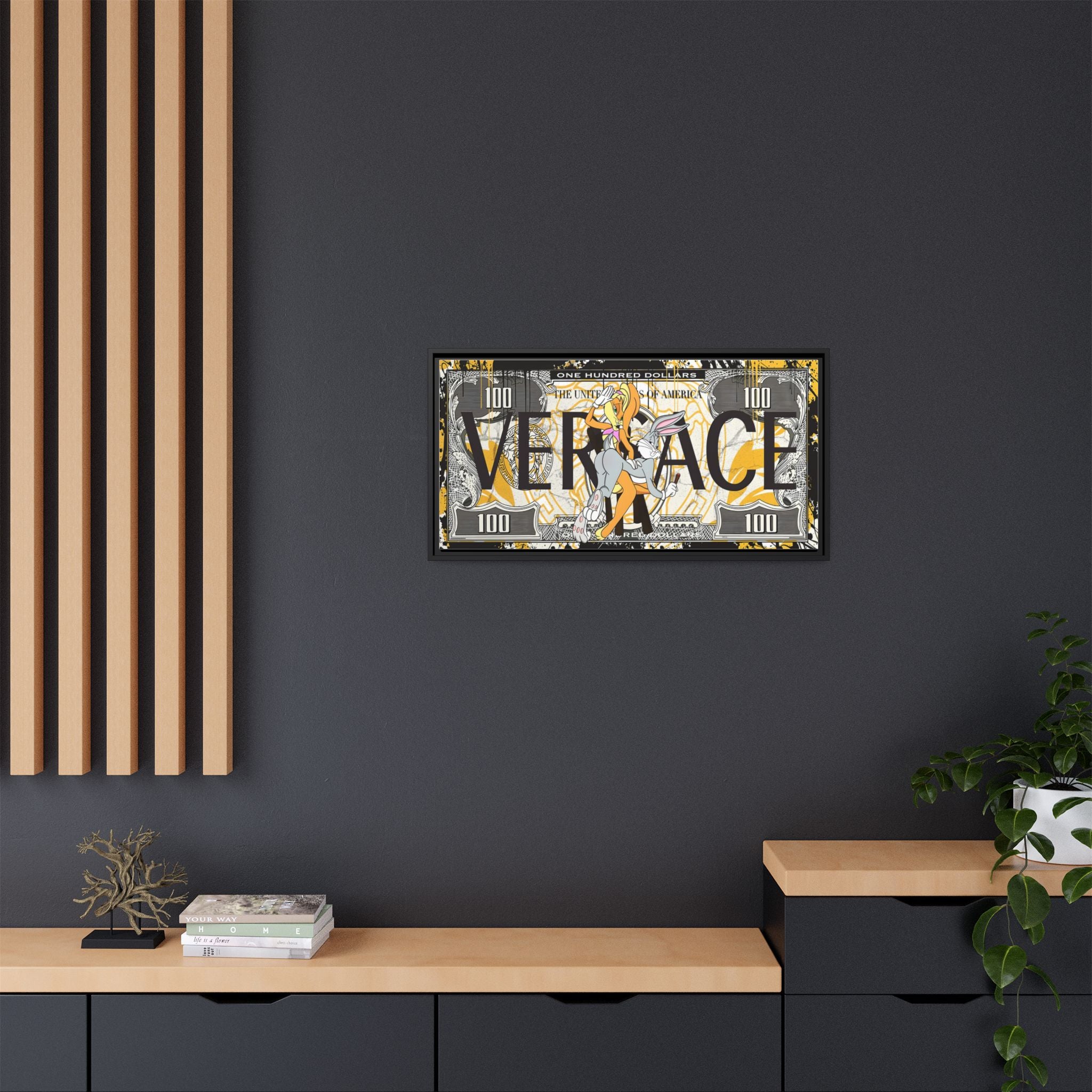Bunny Benjamins: Pop Art Currency Remix, Looney Tunes Luxury Reimagined - Canvas Wall Art