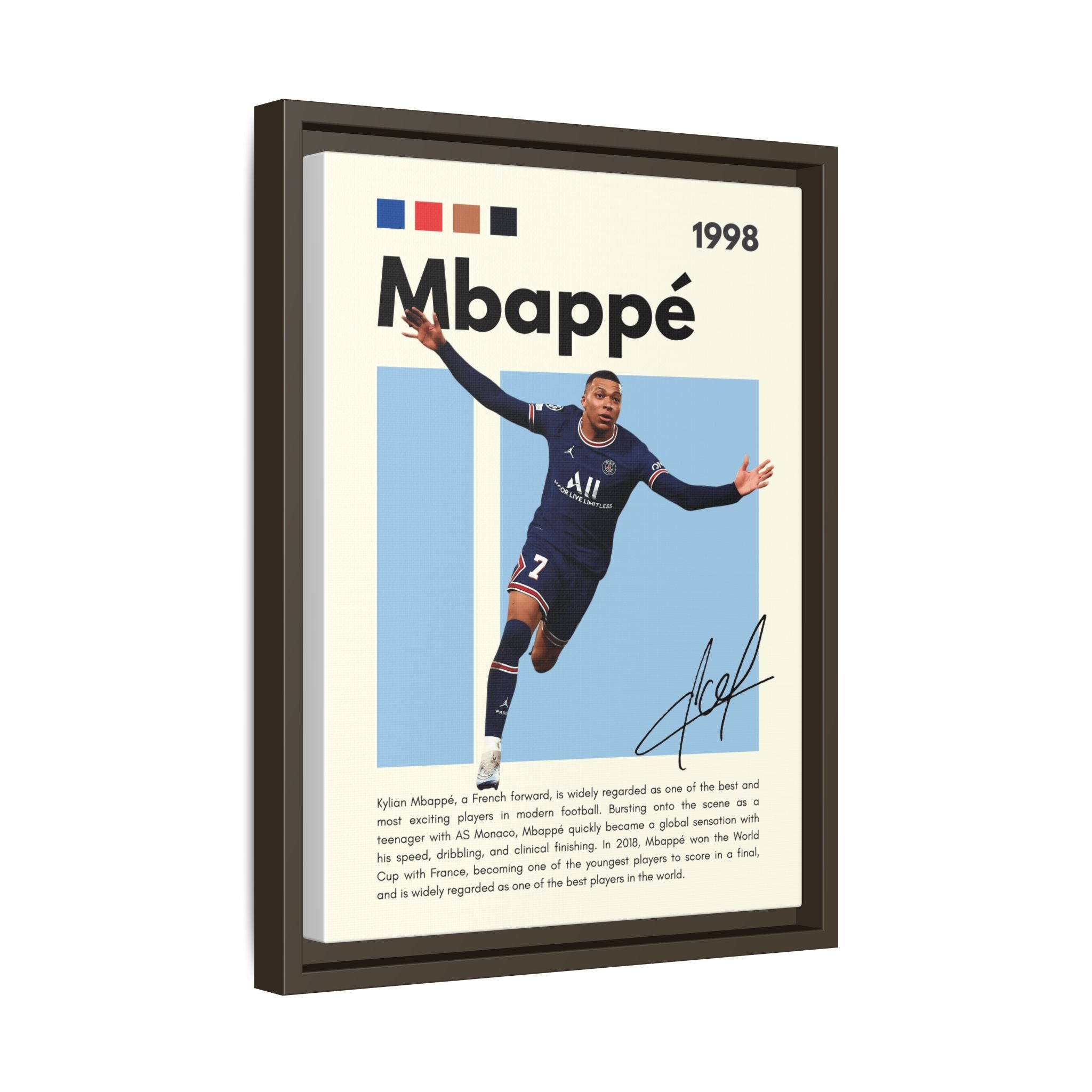 Mbappé Magic - Canvas Wall Art