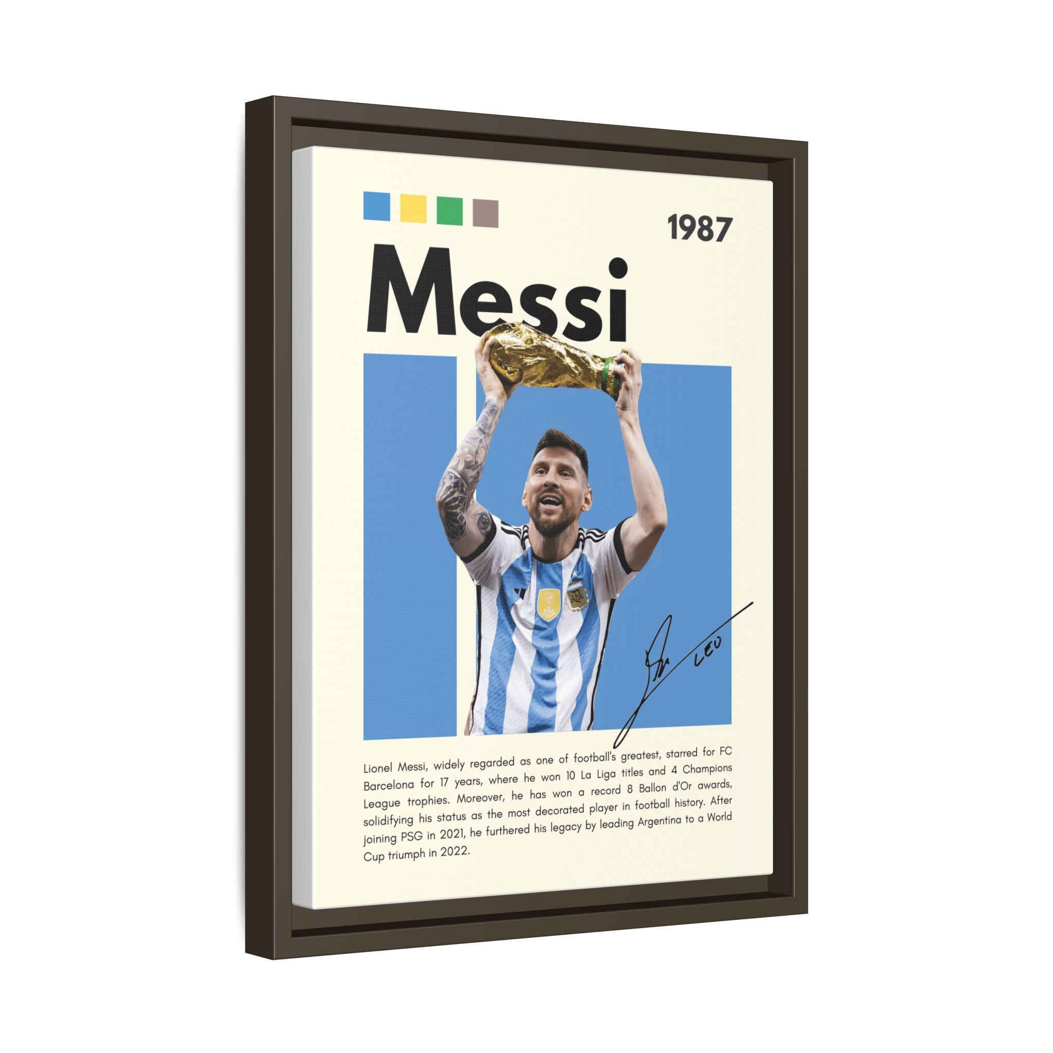 Messi's Triumph - Canvas Wall Art