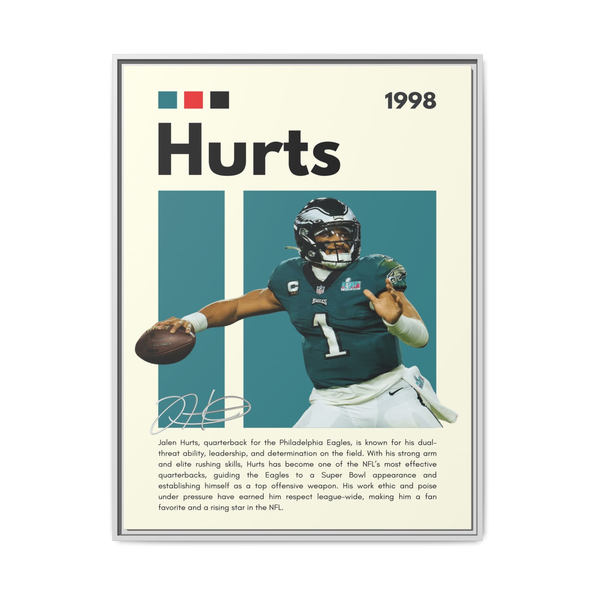 Quarterback's Triumph - Canvas Wall Art