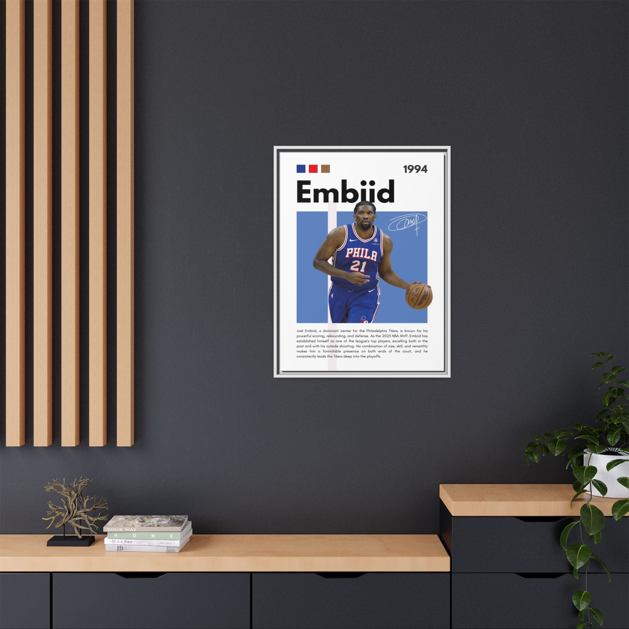 Embiid MVP - Canvas Wall Art