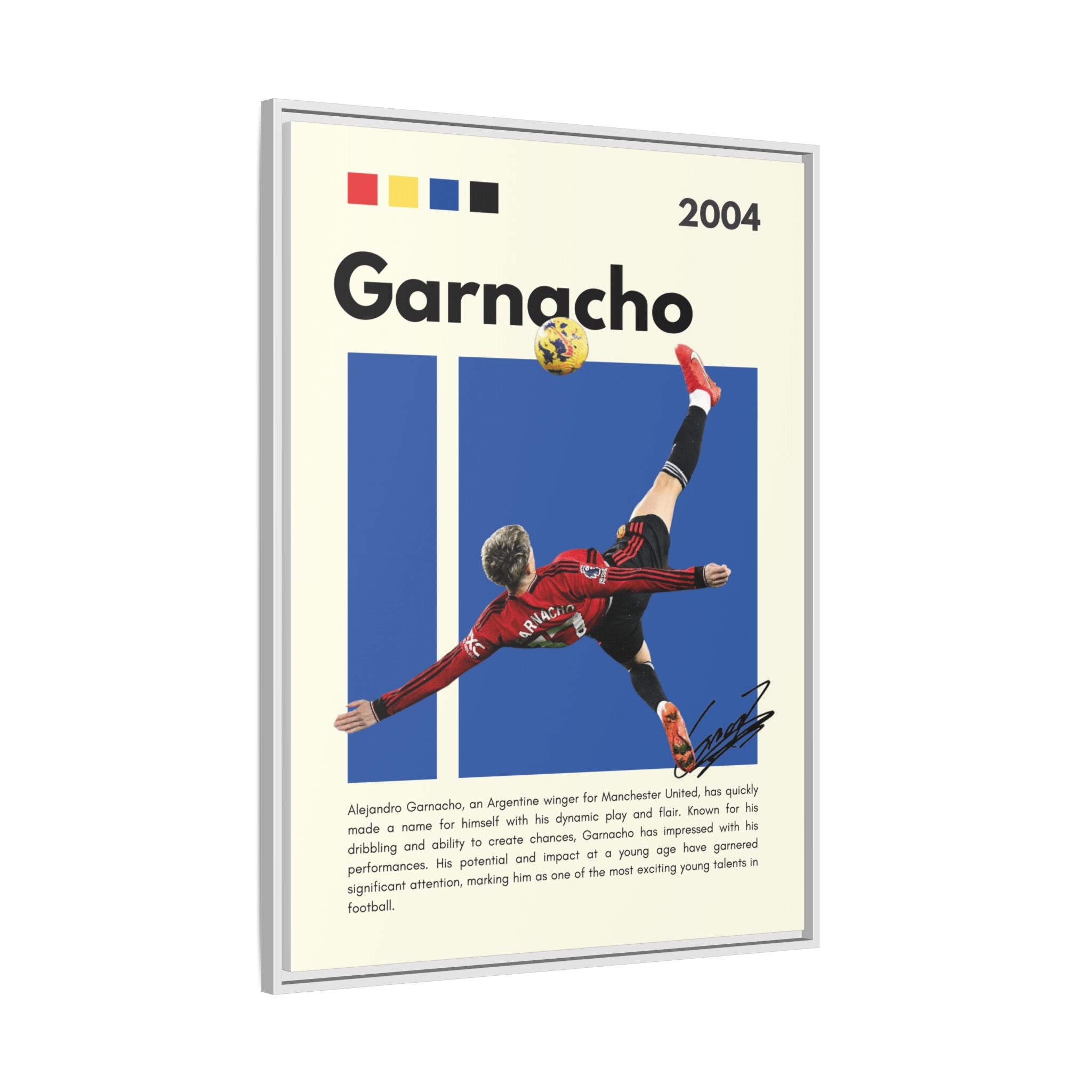 Garnacho Rises - Canvas Wall Art