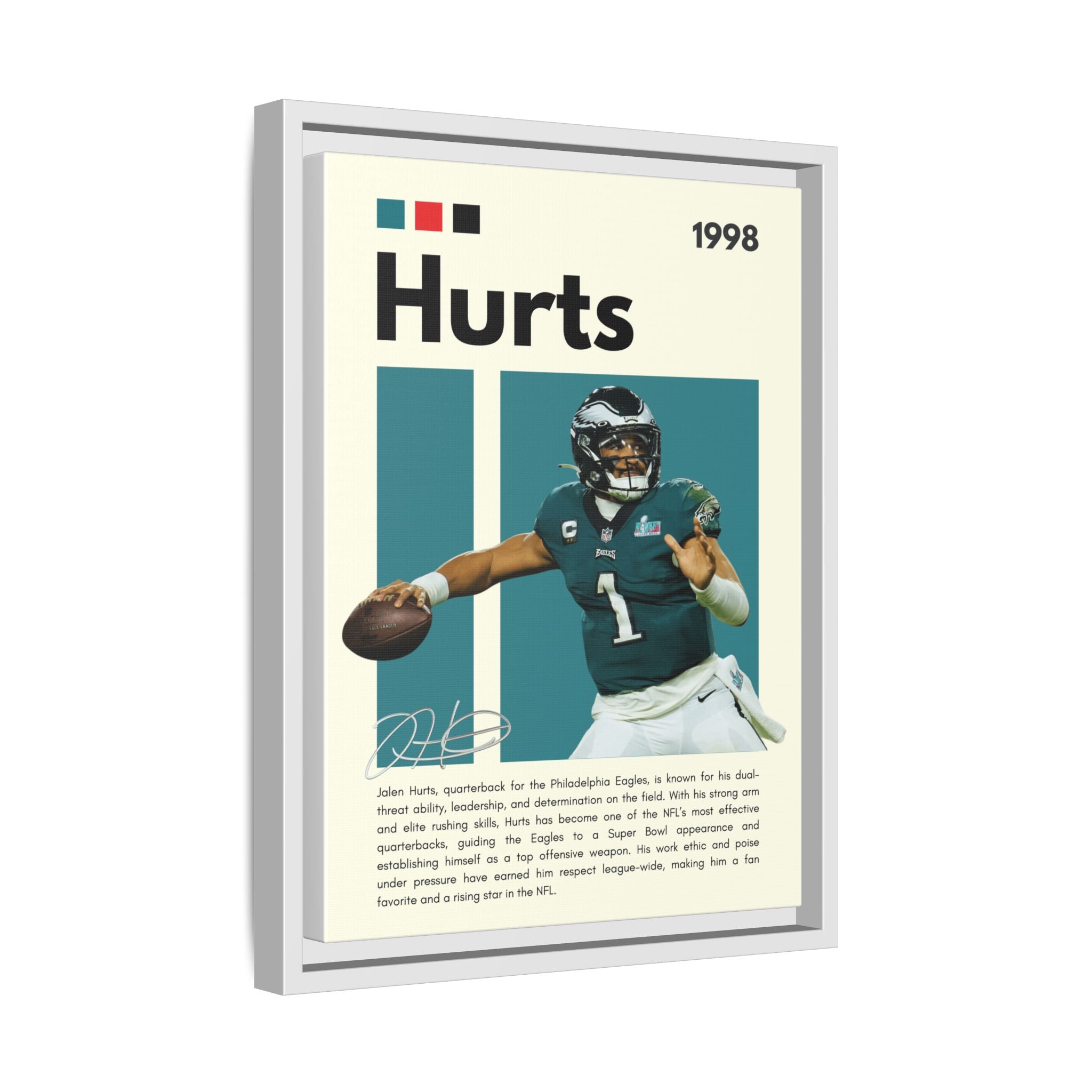 Quarterback's Triumph - Canvas Wall Art